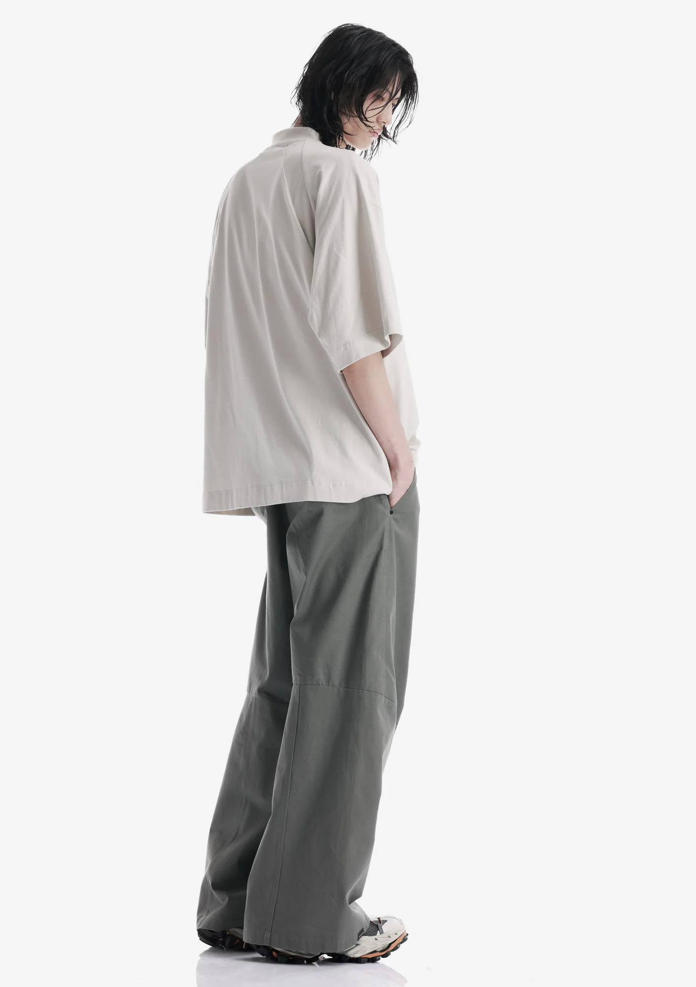 Angled Pocket Oversized T-Shirt Tm124 - Image 28