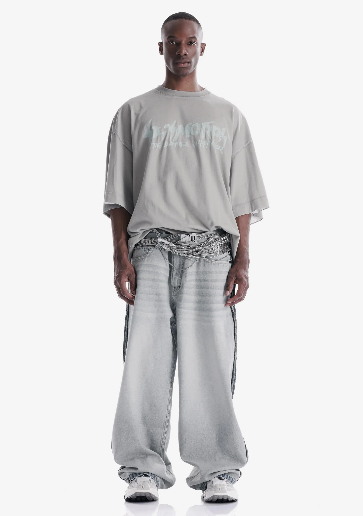 Basic Logo Loose Fit  T-Shirt Tm142