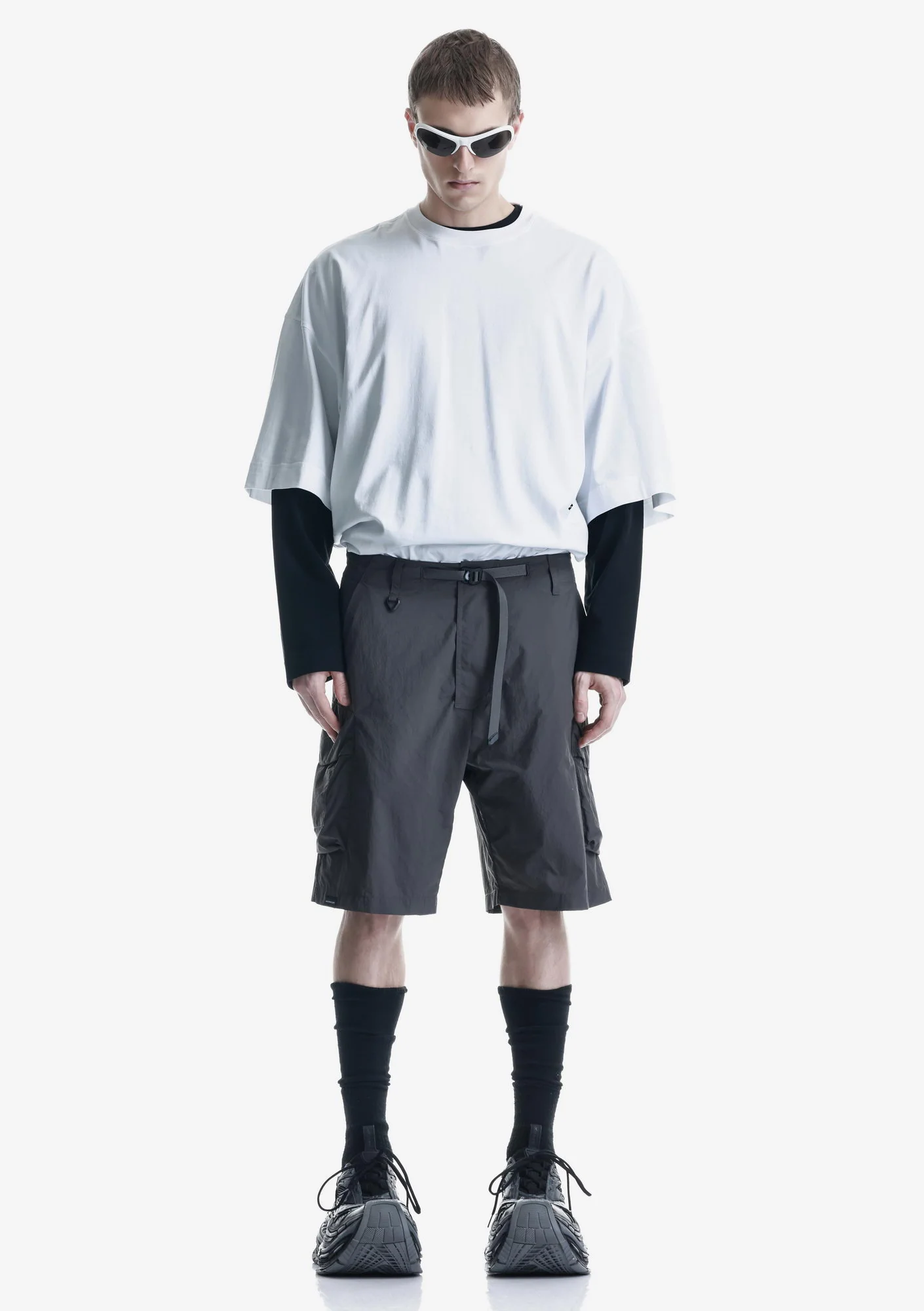 Basic Logo Loose Fit  T-Shirt Tm142 - Image 13