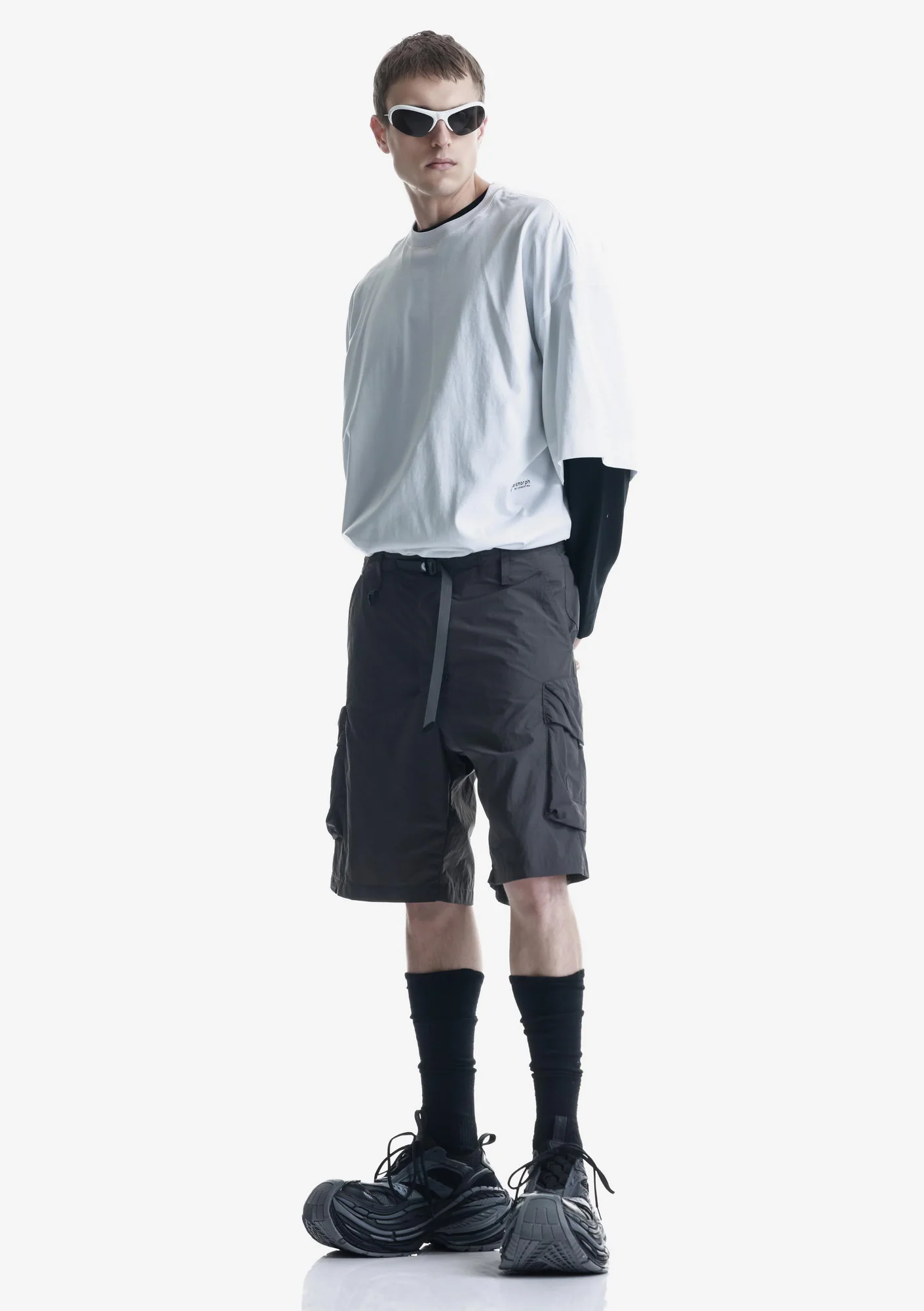 Basic Logo Loose Fit  T-Shirt Tm142 - Image 15