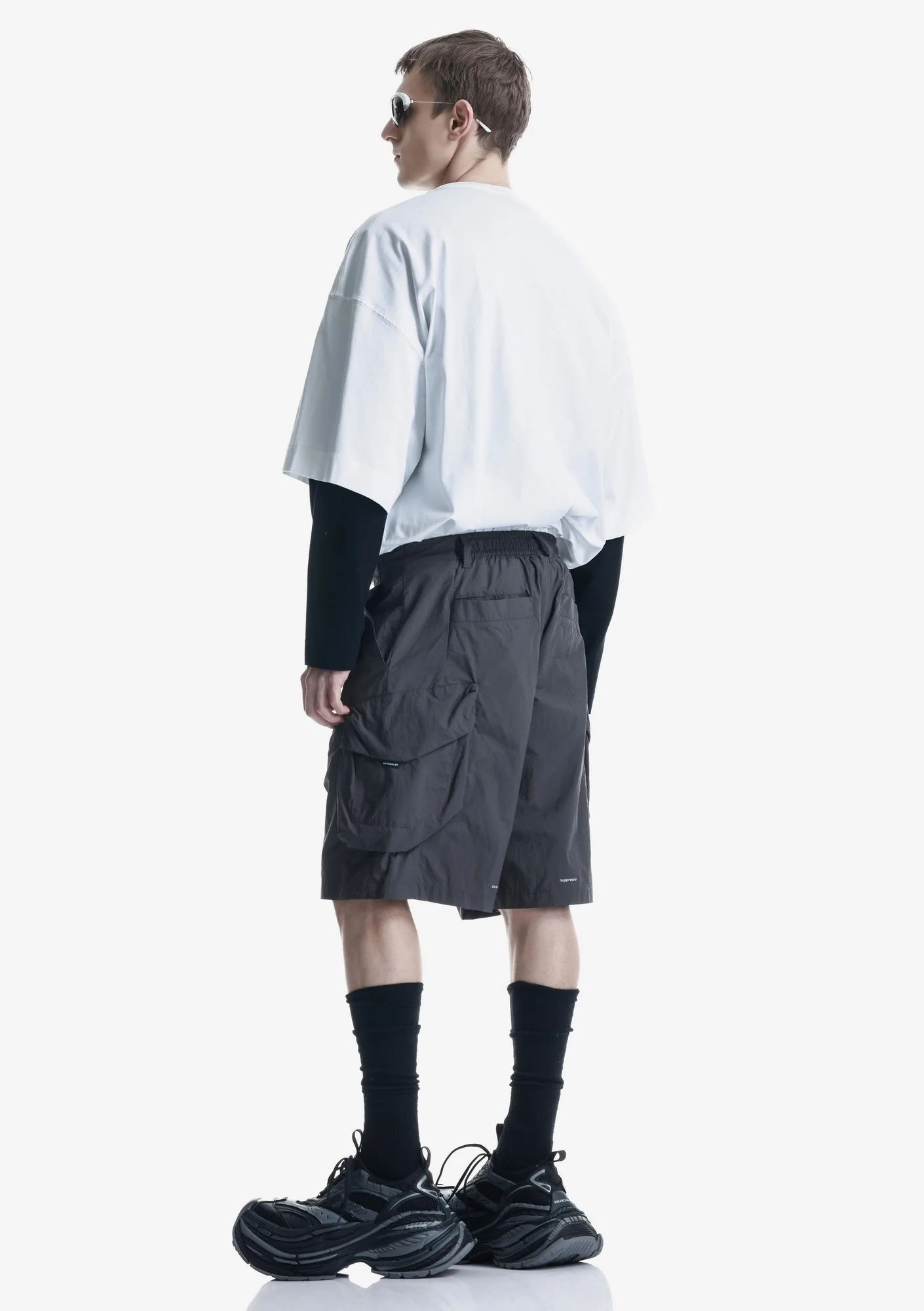 Basic Logo Loose Fit  T-Shirt Tm142 - Image 16