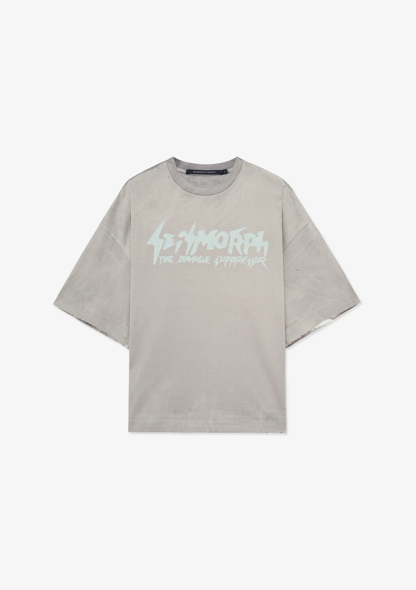 Basic Logo Loose Fit  T-Shirt Tm142 - Image 8