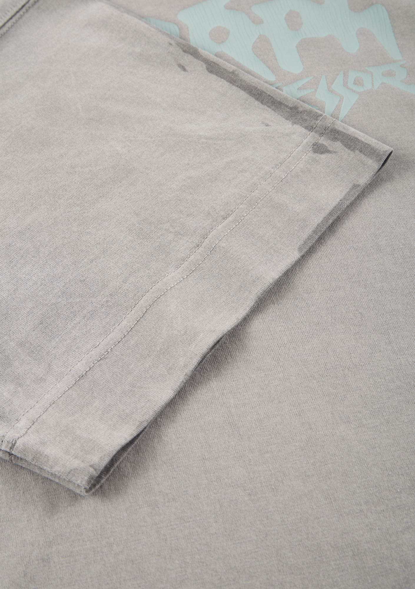 Cracked Logo Spray-Dyed T-Shirt Tw146 - Image 8