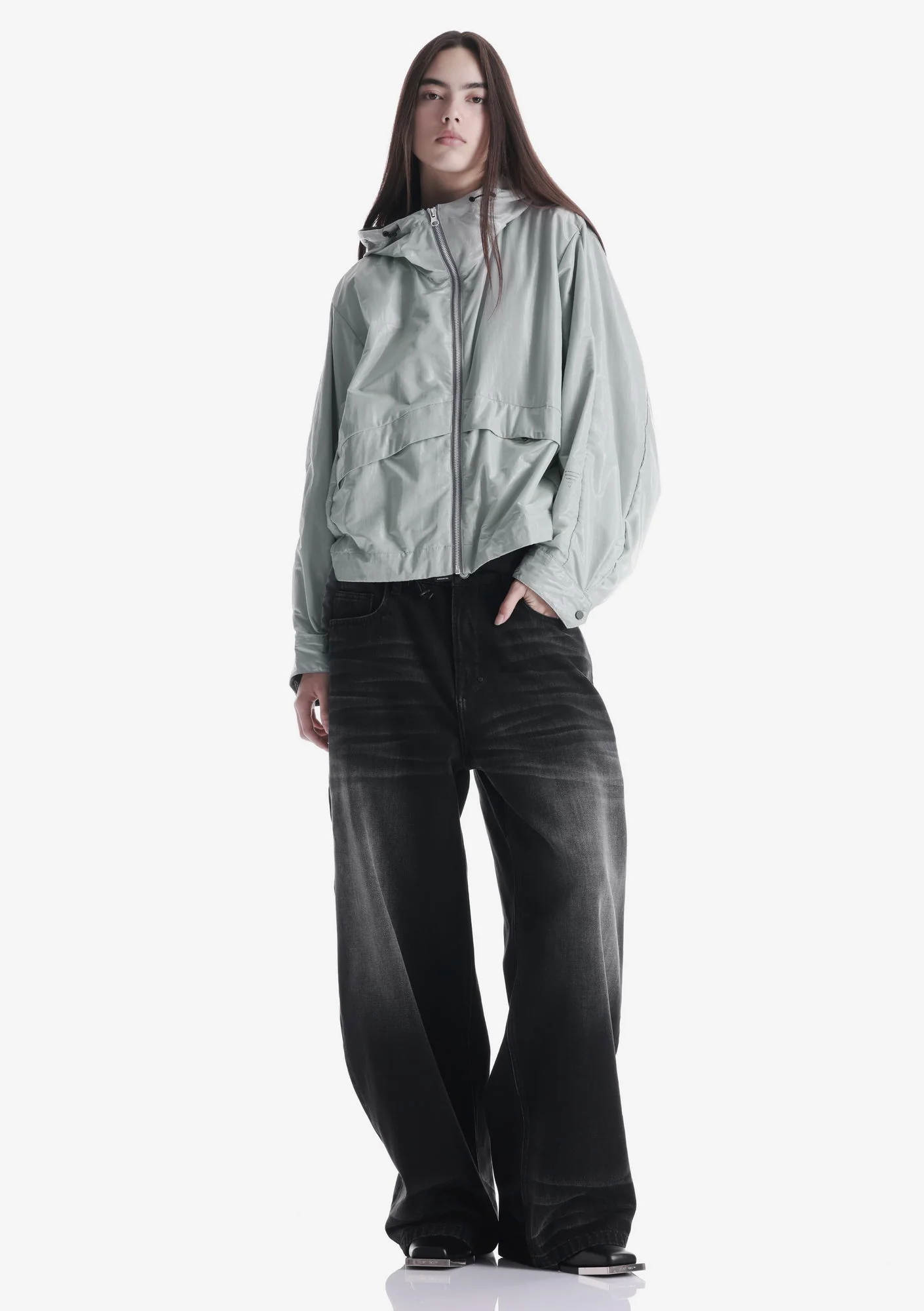 LUVOIR Cropped Field Jacket Qw570 - Image 16