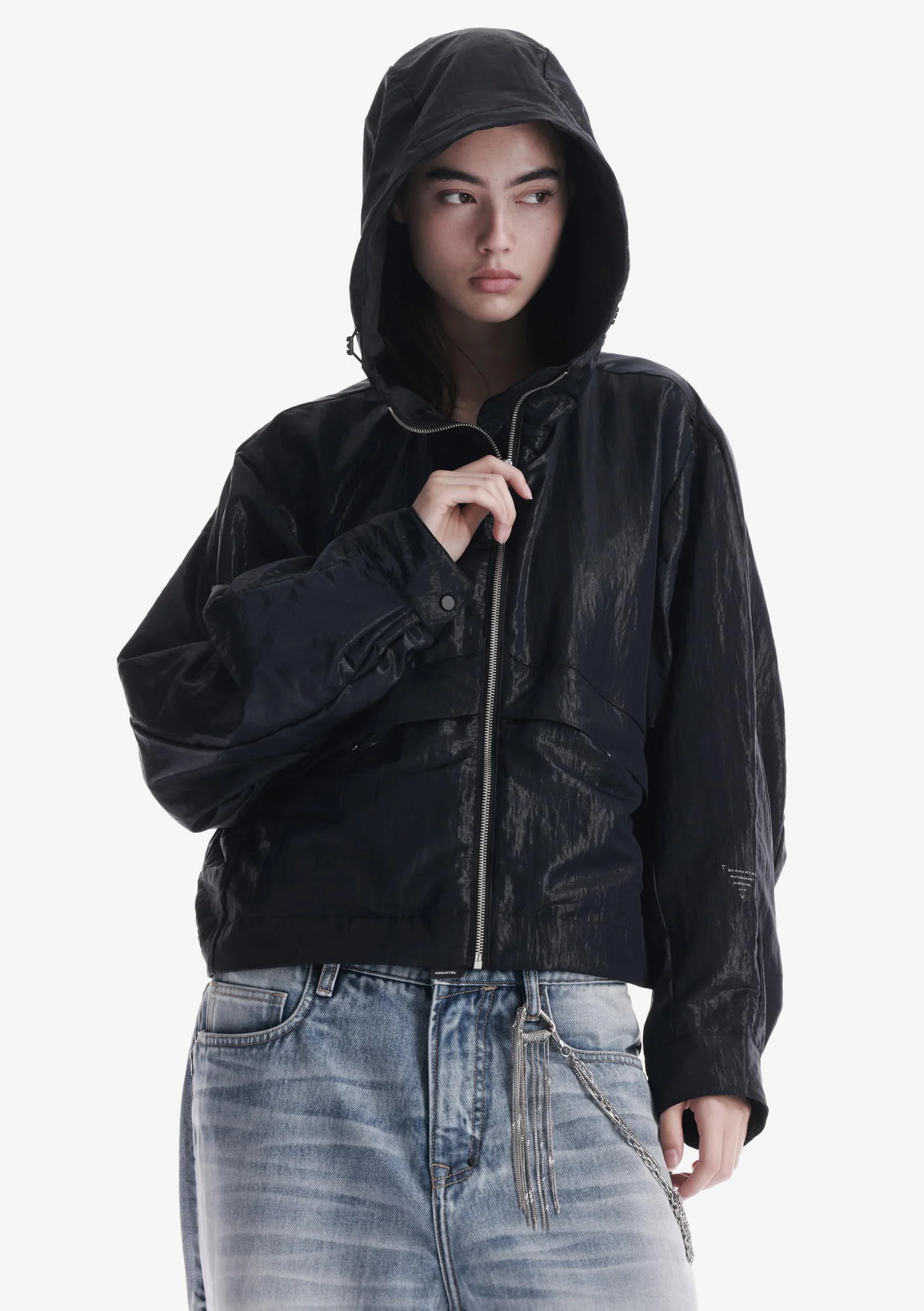 LUVOIR Cropped Field Jacket Qw570 - Image 6
