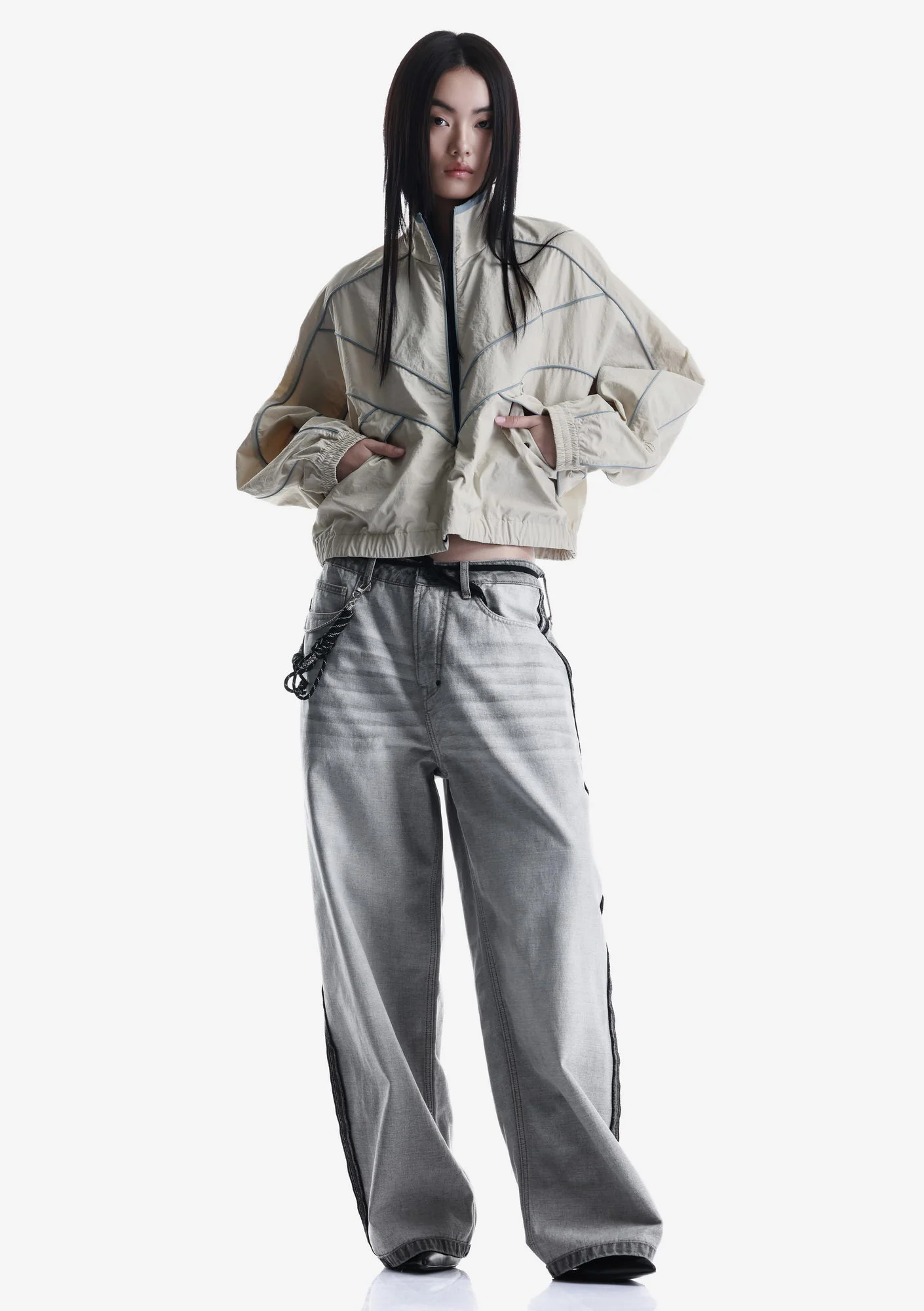 SEMERU Cropped Track Jacket Nw78 - Image 20