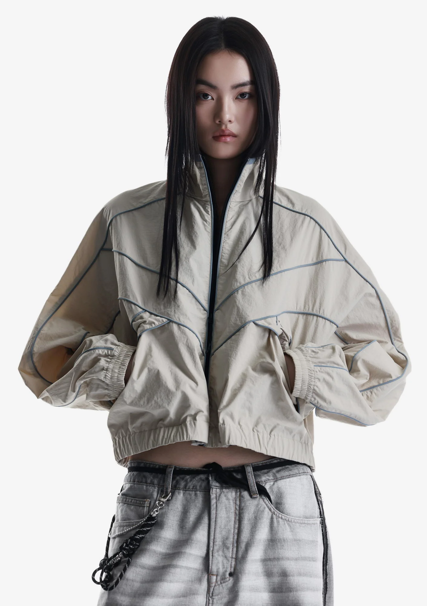 SEMERU Cropped Track Jacket Nw78 - Image 23