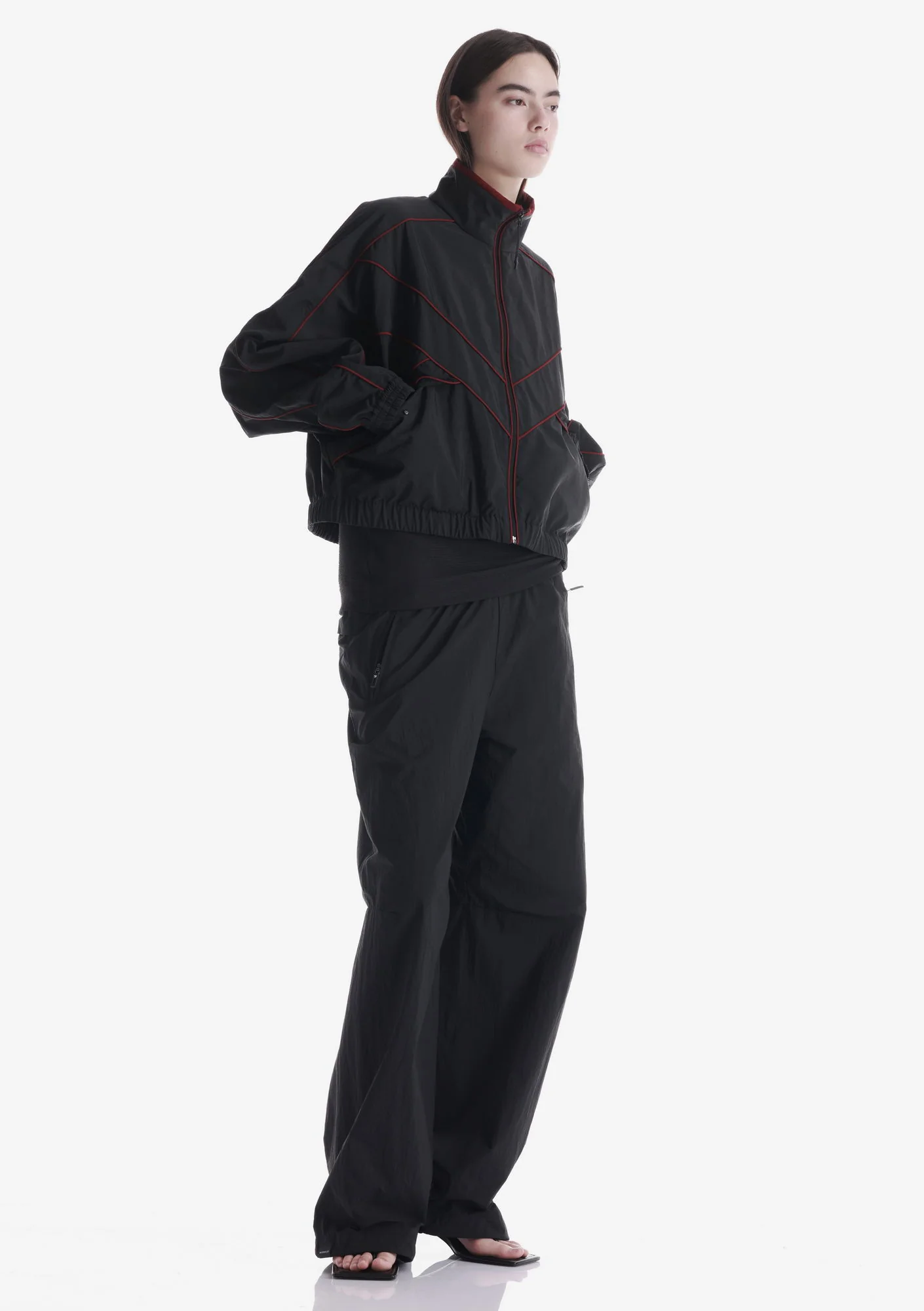 SEMERU Cropped Track Jacket Nw78 - Image 3