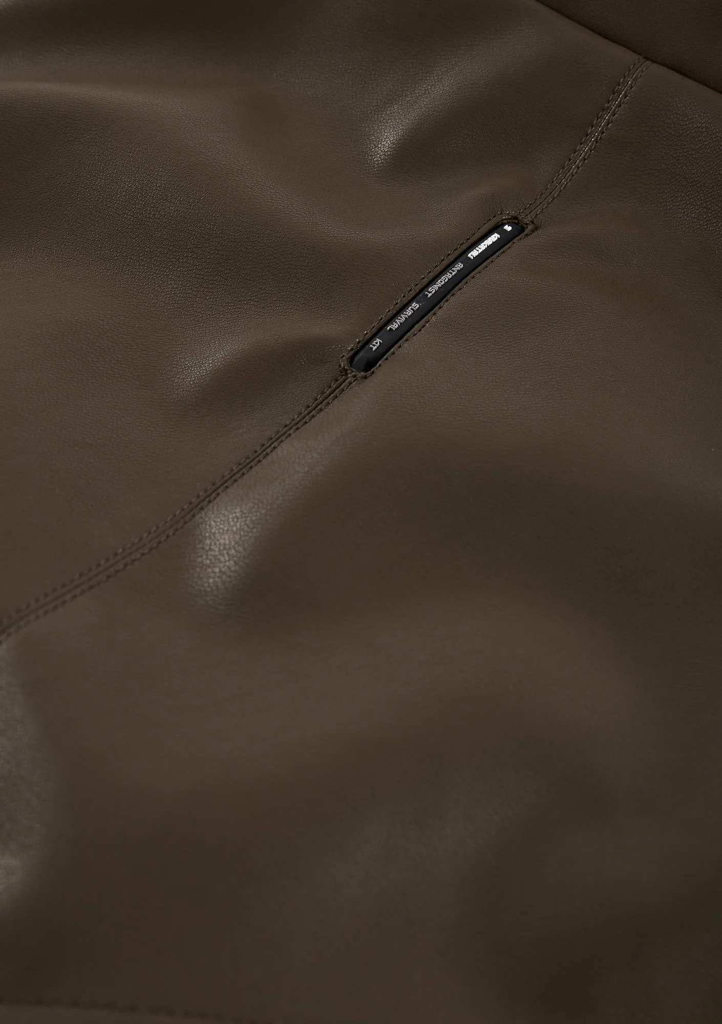 RUANG Faux Leather Bomber Jacket Qw519 - Image 15