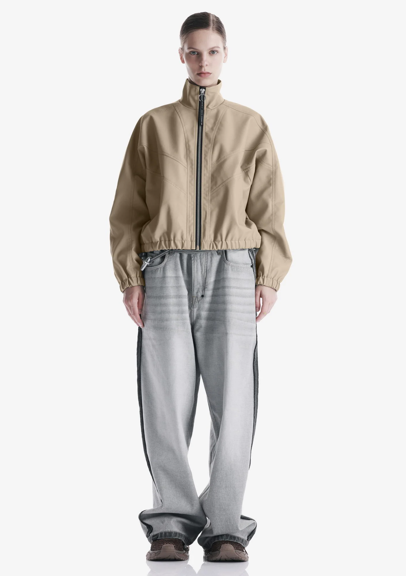 RUANG Faux Leather Bomber Jacket Qw519 - Image 16