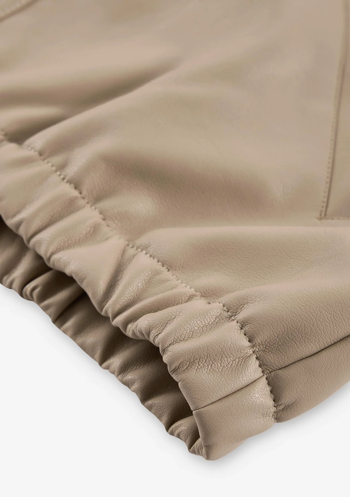 RUANG Faux Leather Bomber Jacket Qw519 - Image 29