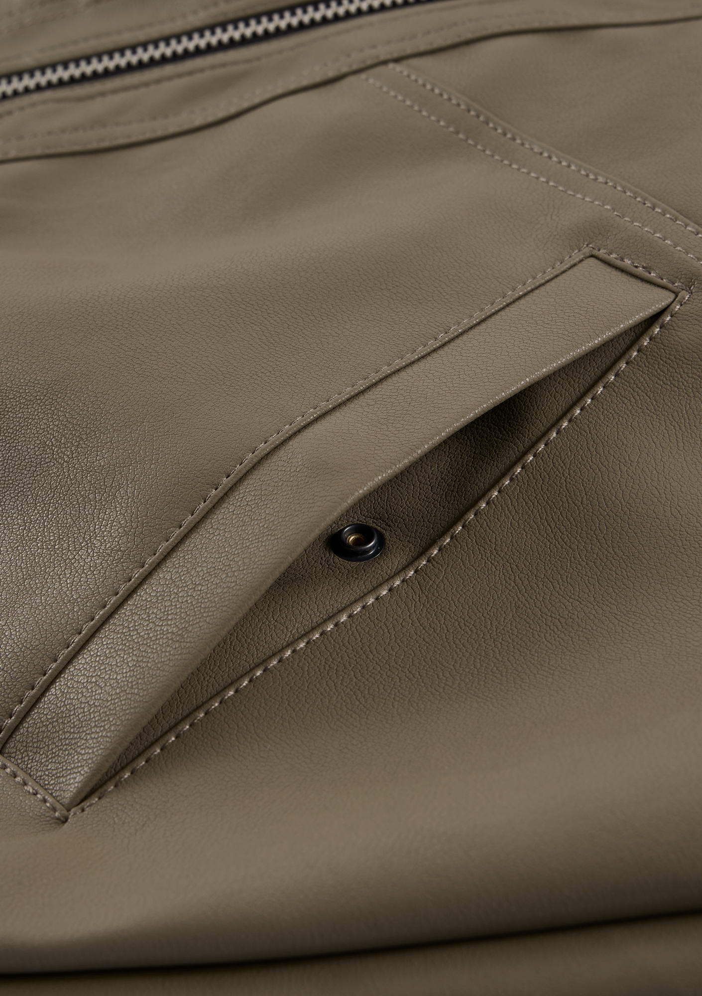 RUANG Faux Leather Bomber Jacket Qw519 - Image 42