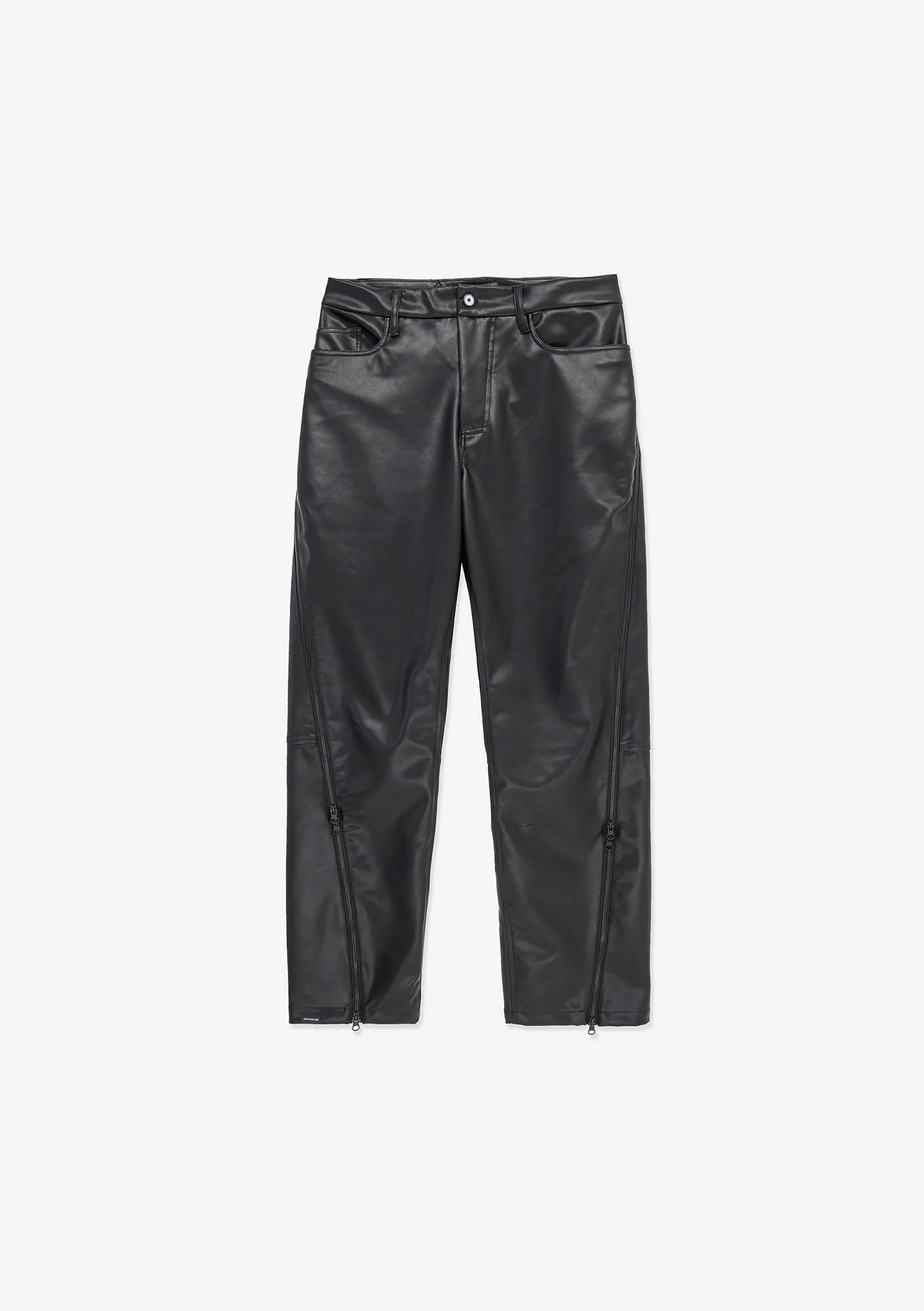 VINT Faux Leather Pants Rm216 - Image 7