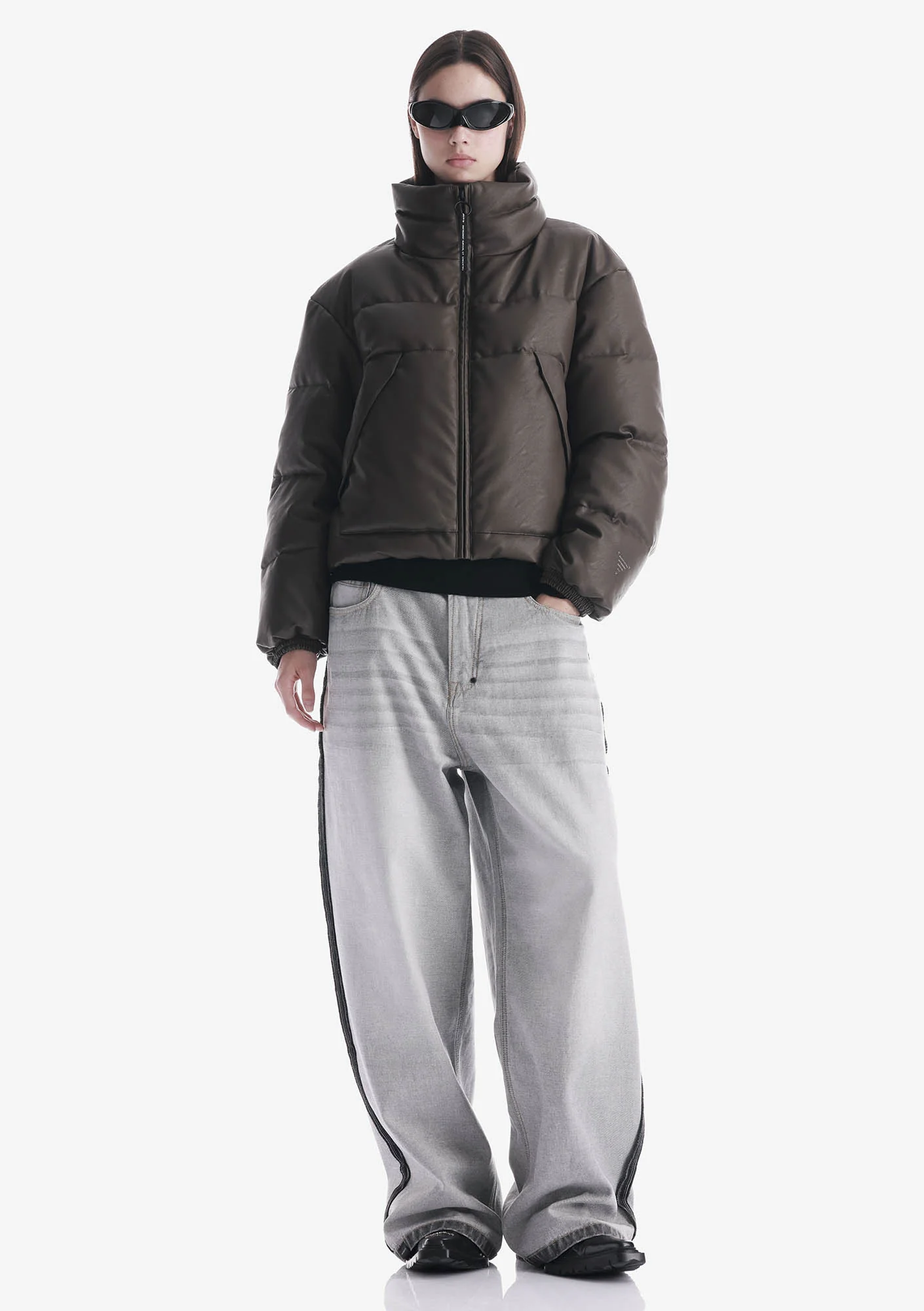 NARWARU Faux Leather Puffer Qw543 - Image 19