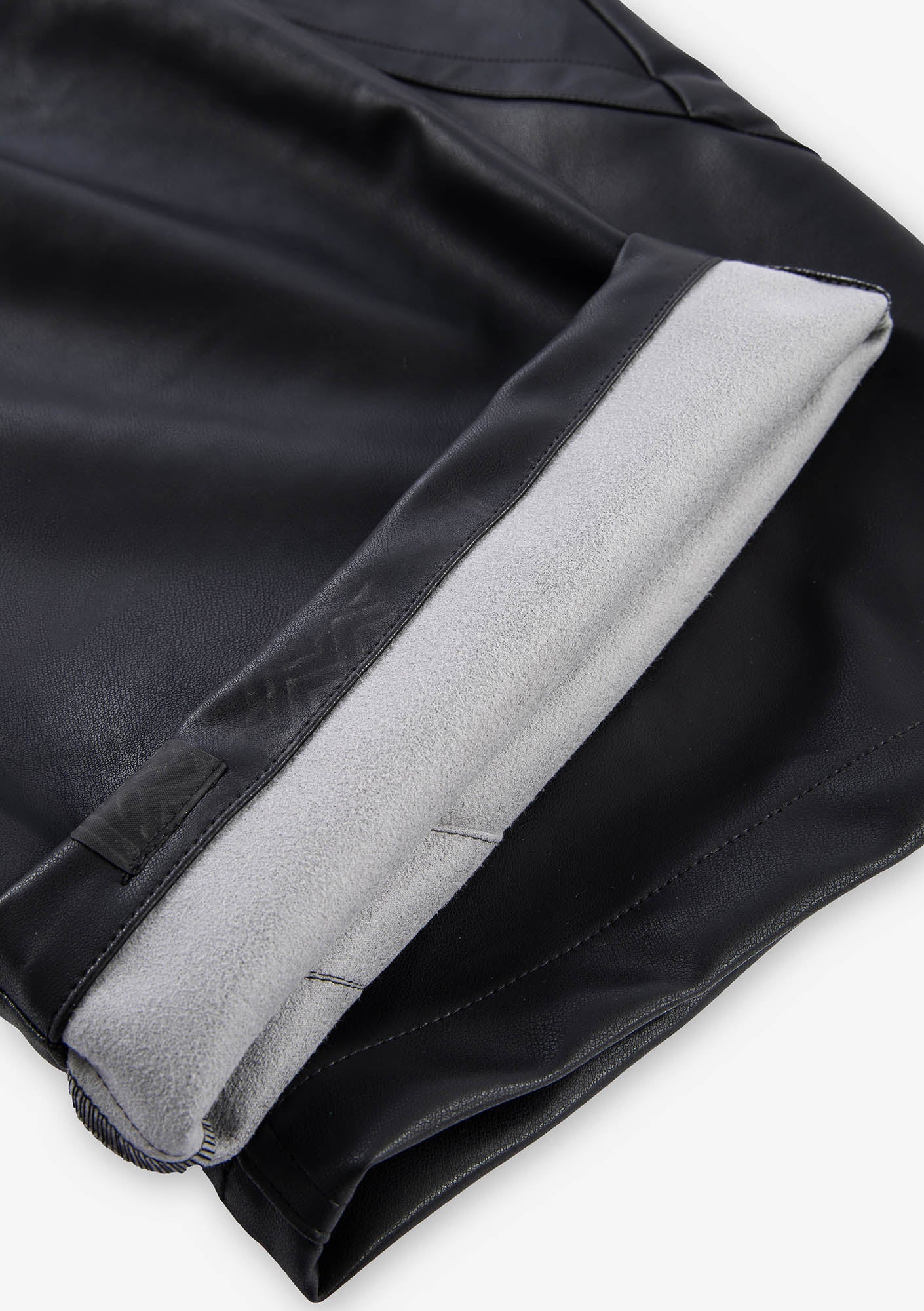 VANT Faux Leather Wide Pants Rw222 - Image 10