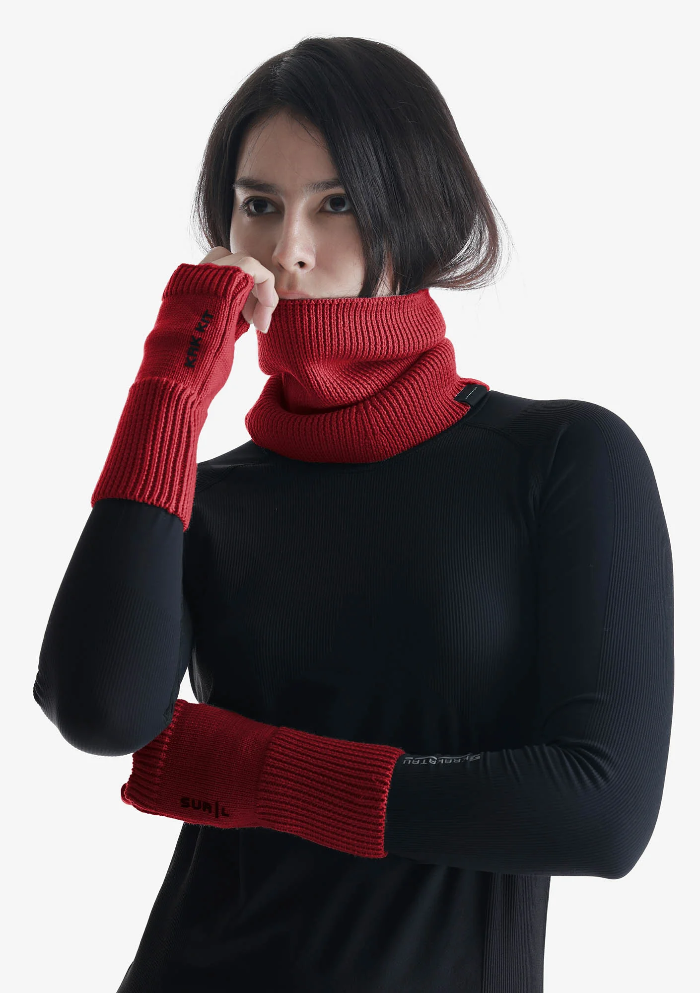 Fingerless Gloves Pu93 - Image 18