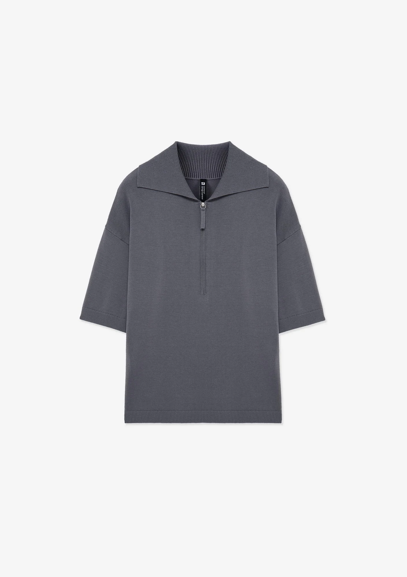 THETA Half-Zippered Polo Shirt Sw45 - Image 8