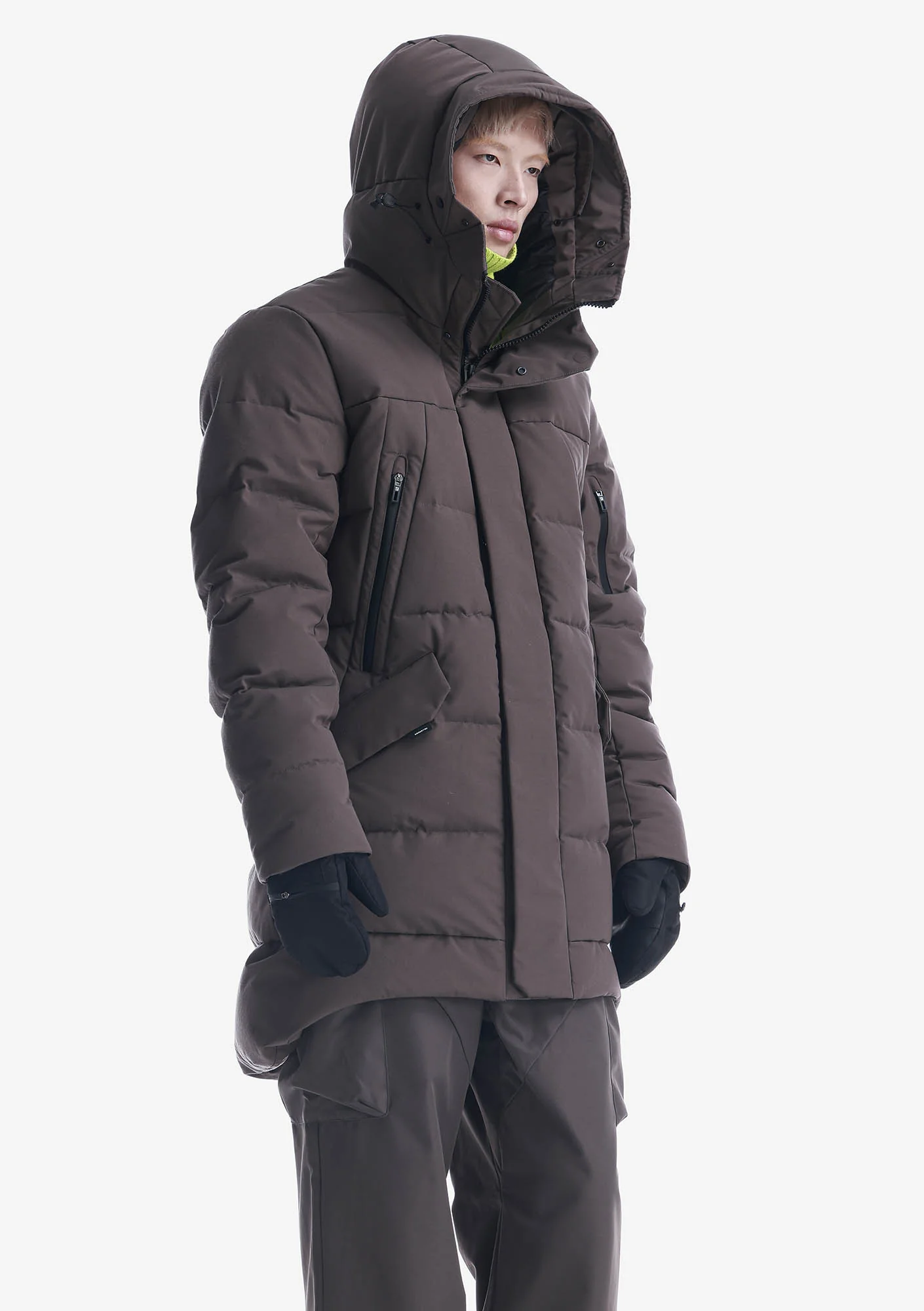 STROFO Long Down Jacket Qm562 - Image 22
