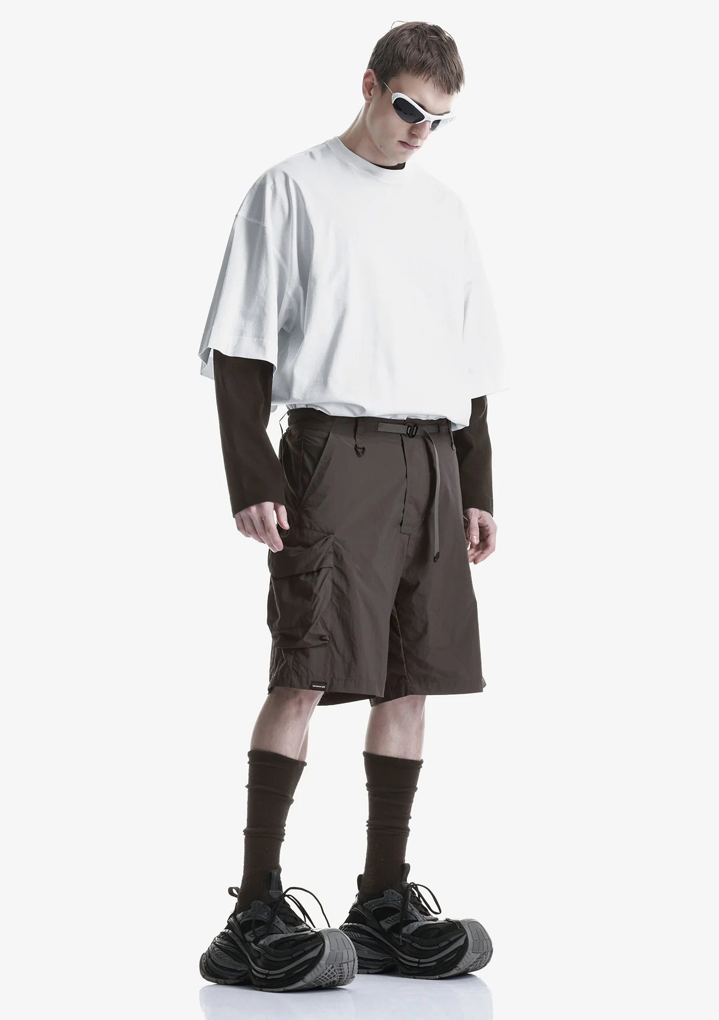 VANTH Loose Fit Cargo Short Pants Rm233 - Image 15