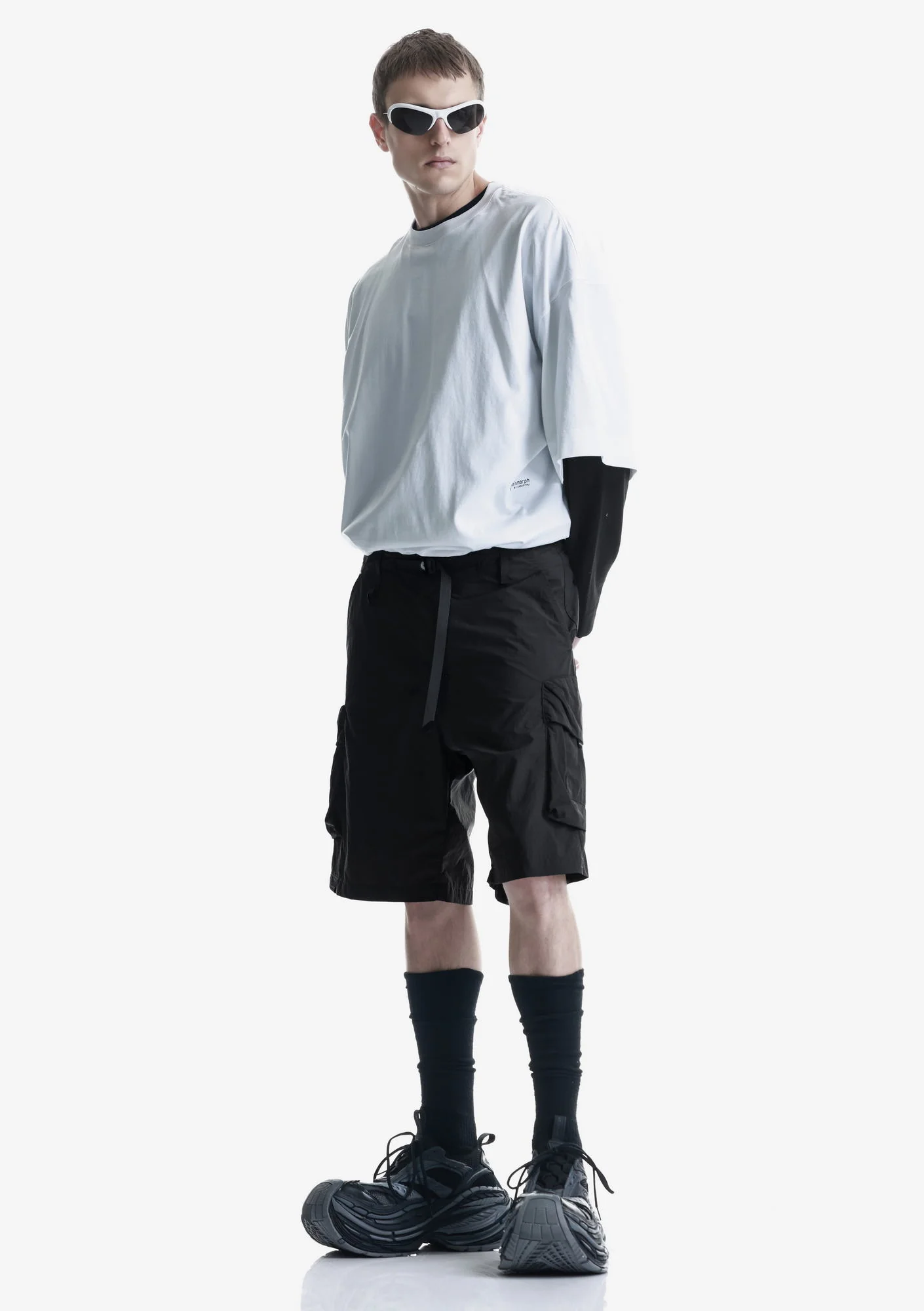 VANTH Loose Fit Cargo Short Pants Rm233 - Image 28