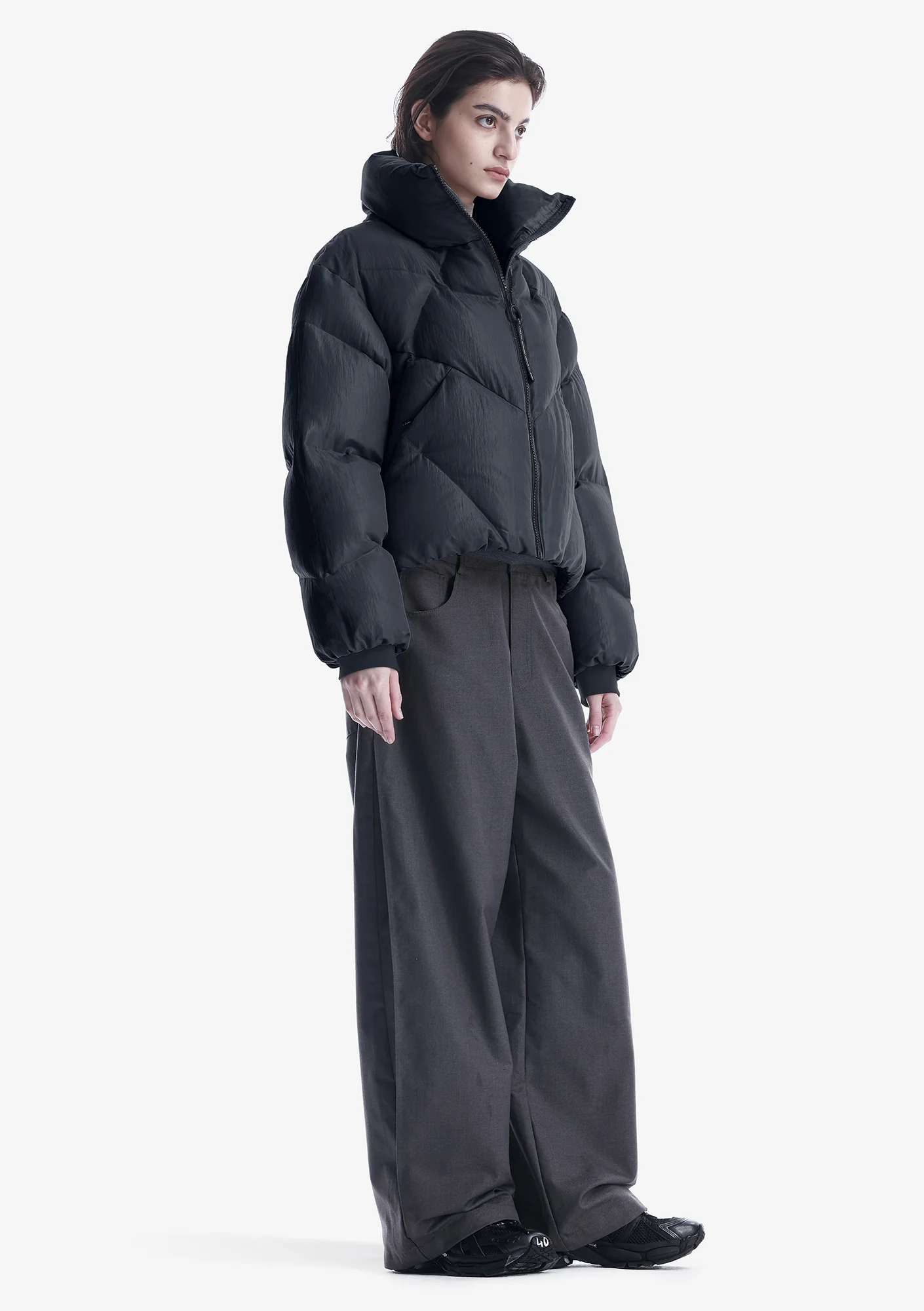 NEBULA Short Puffer Jacket Qw531 - Image 58