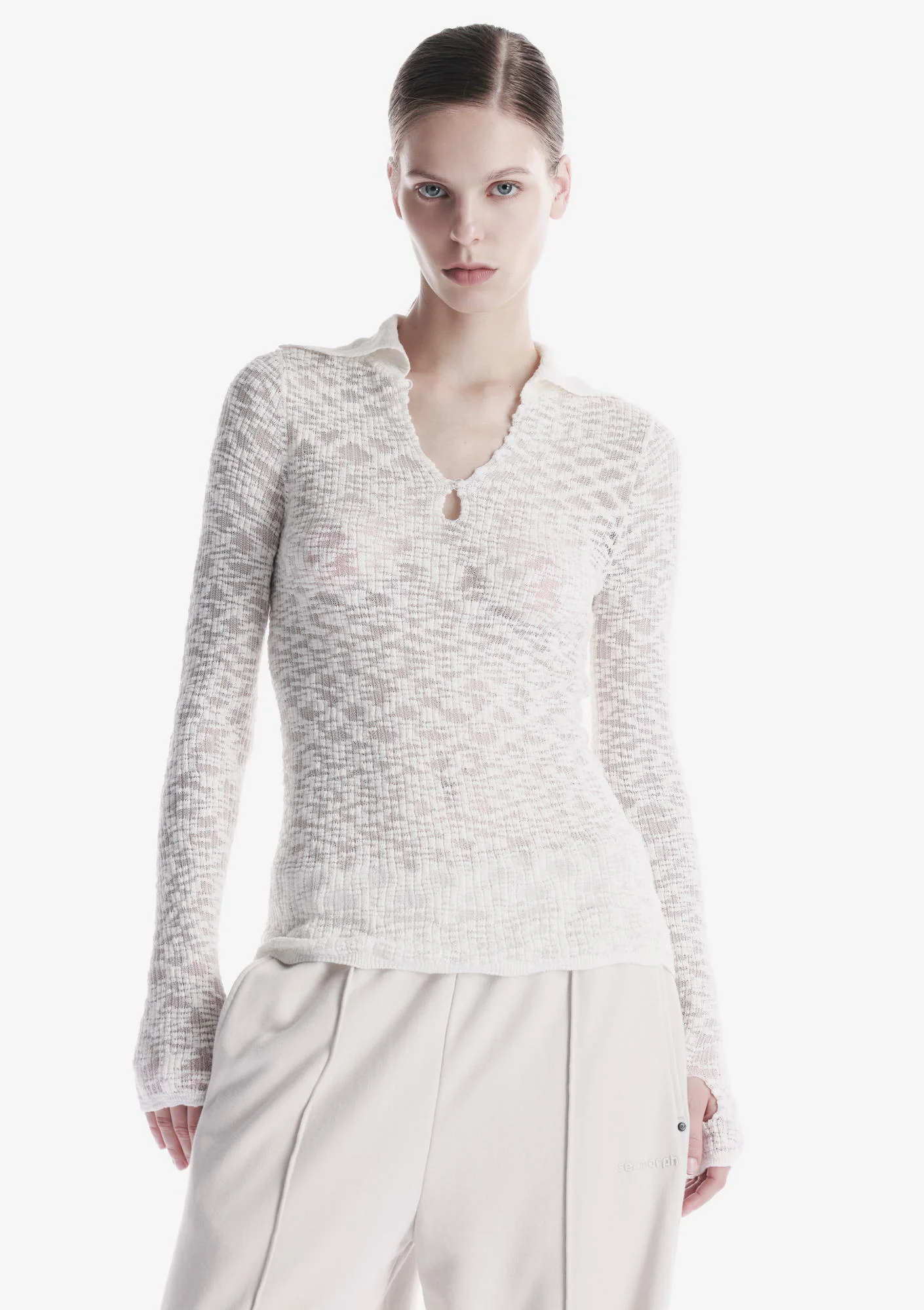 THETA Spread Collar Sweater Sw44 - Image 32