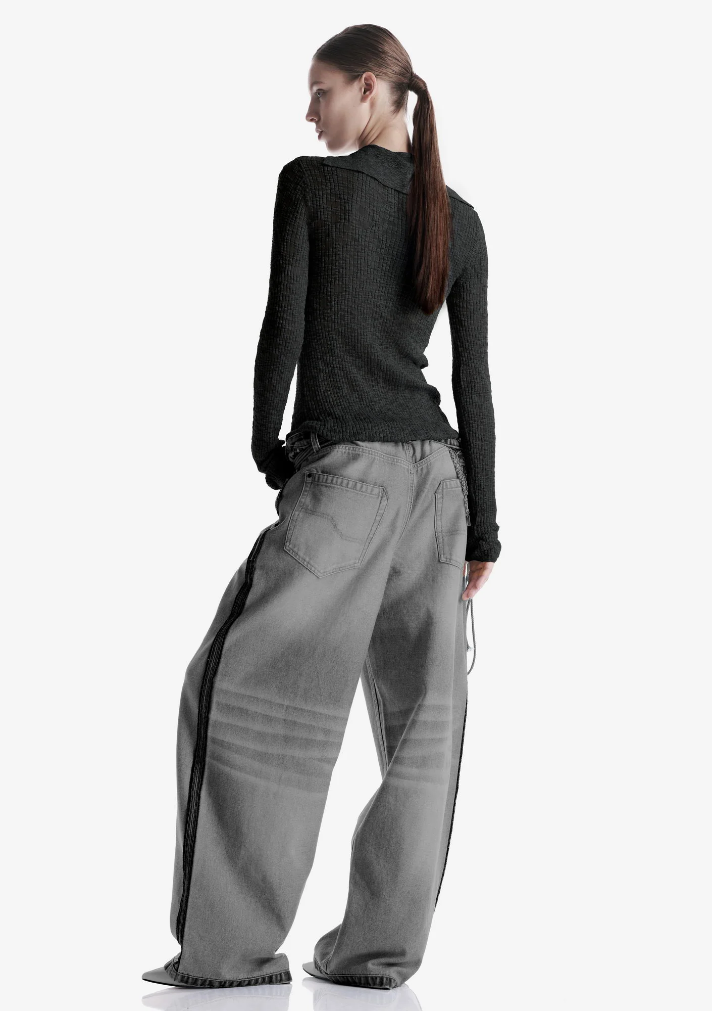 THETA Spread Collar Sweater Sw44 - Image 5