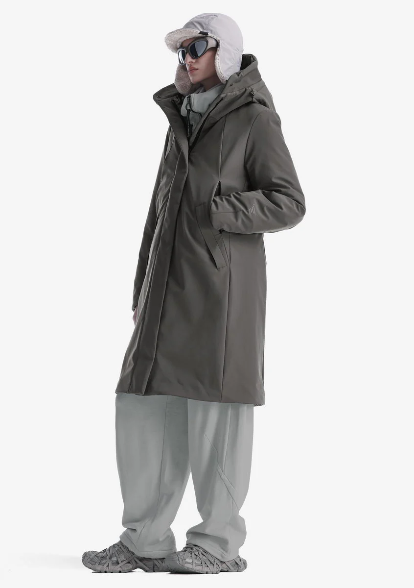GAIA Technical Fabric Long Parka Qw534 - Image 34