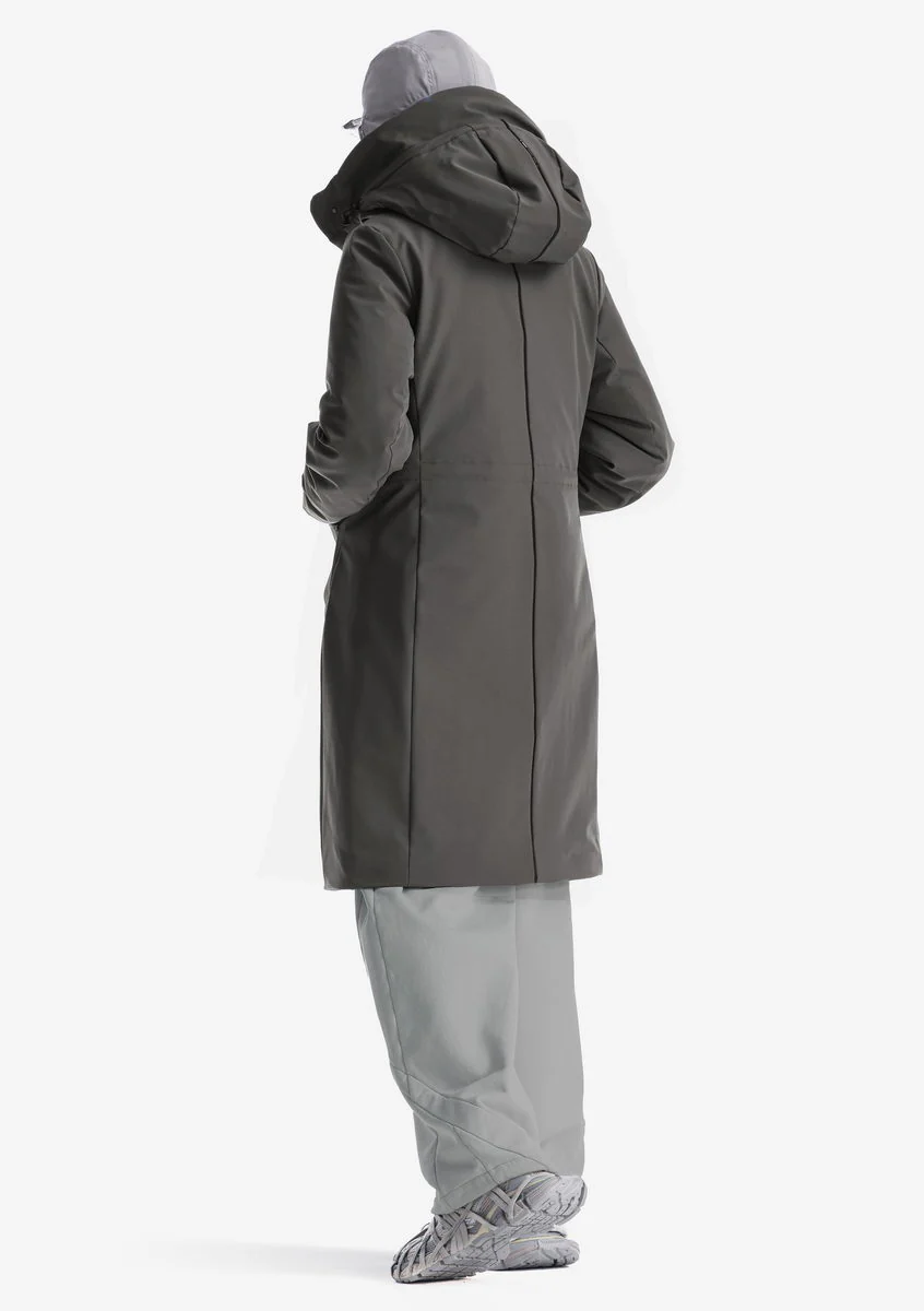 GAIA Technical Fabric Long Parka Qw534 - Image 35