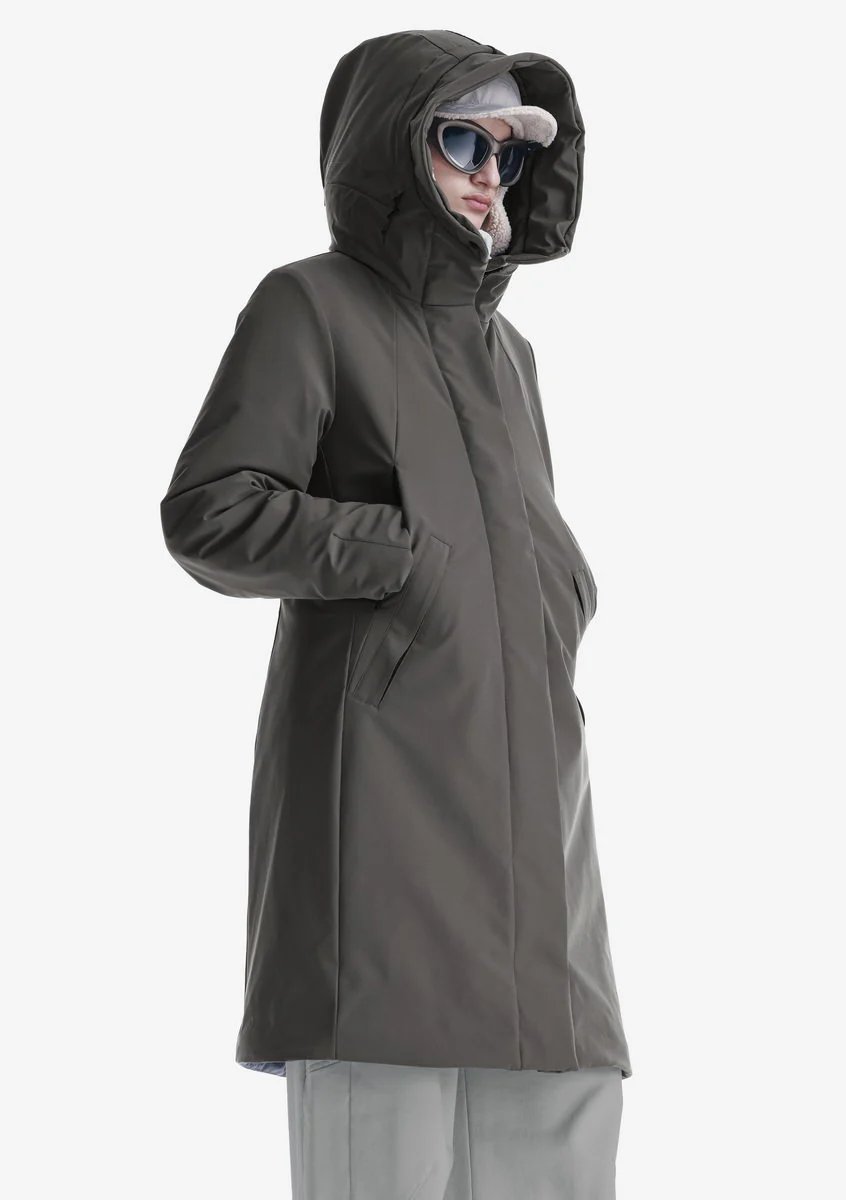GAIA Technical Fabric Long Parka Qw534 - Image 36