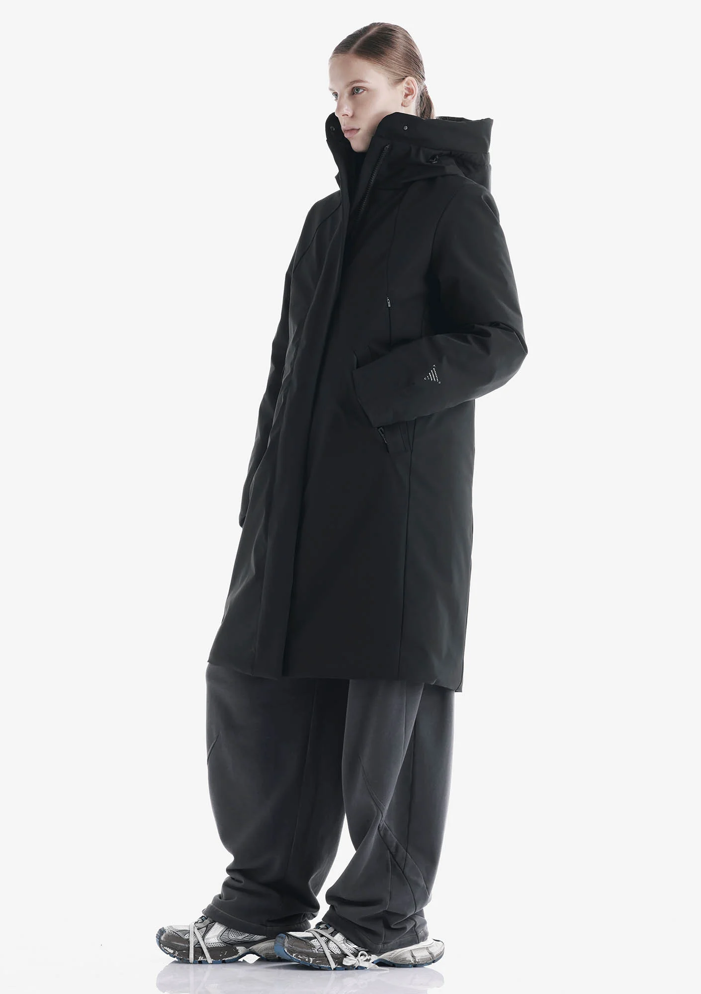 GAIA Technical Fabric Long Parka Qw534 - Image 5