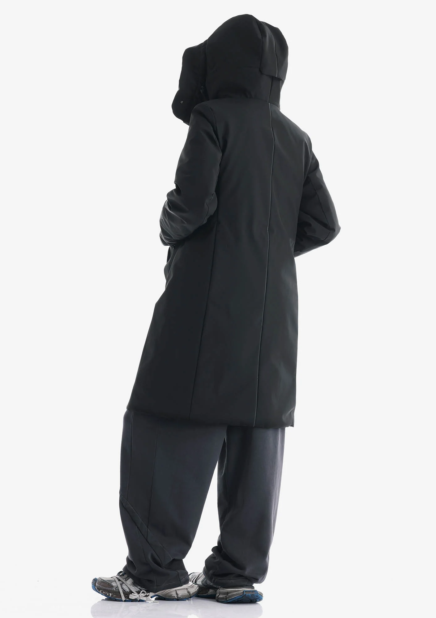 GAIA Technical Fabric Long Parka Qw534 - Image 6