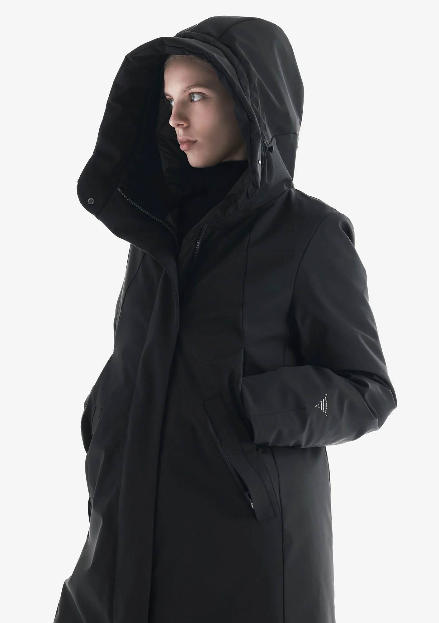 GAIA Technical Fabric Long Parka Qw534 - Image 7