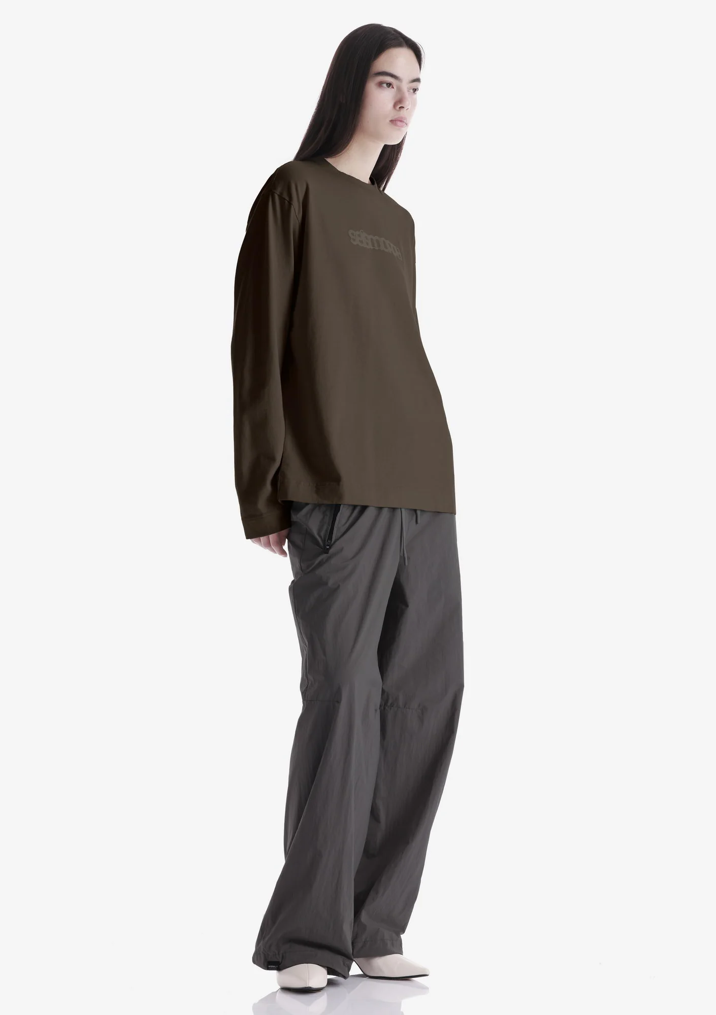 Tonal Logo Longsleeve T-Shirt Tu125 - Image 22