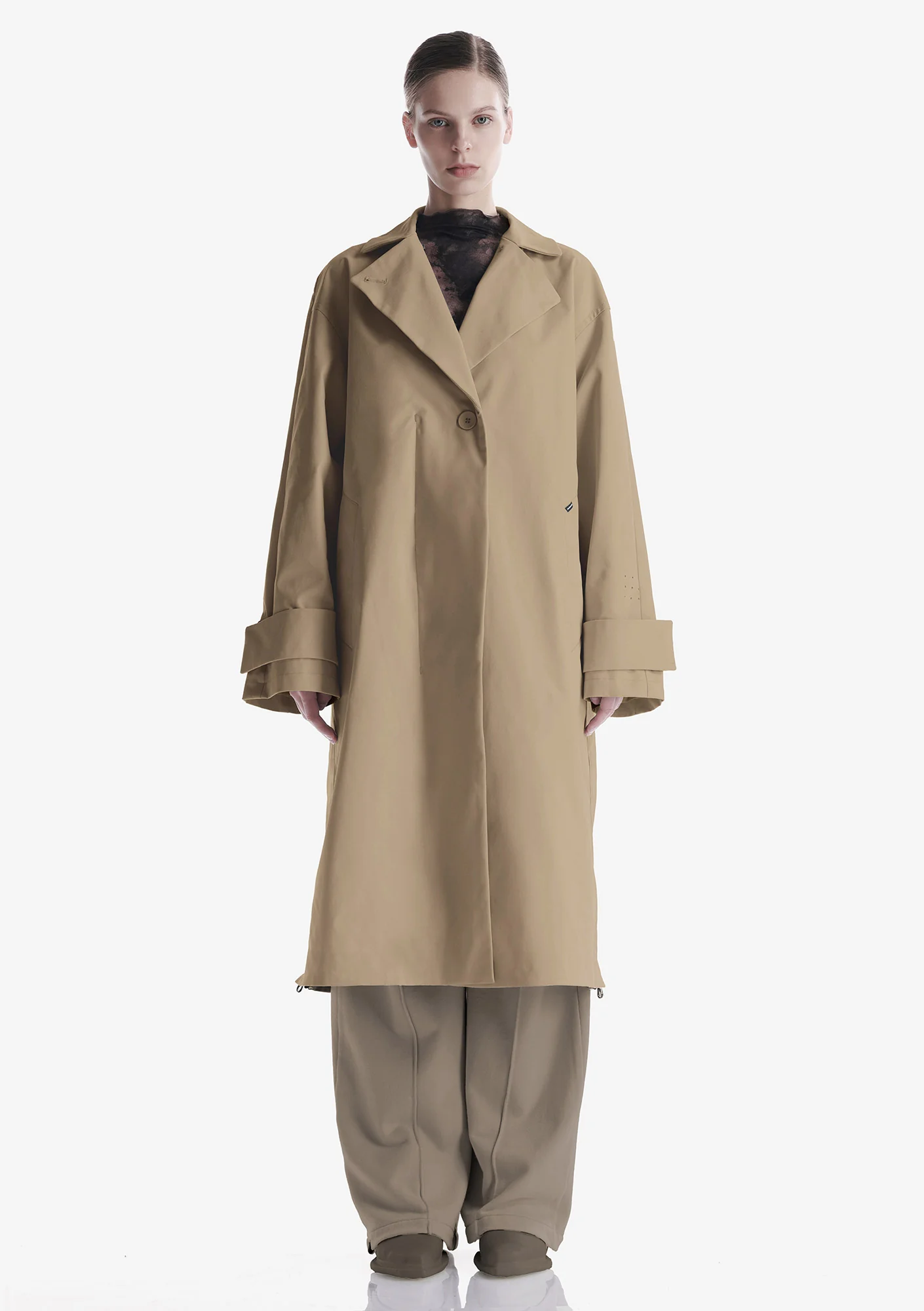 MASARU Trench Coat Qw569 - Image 31