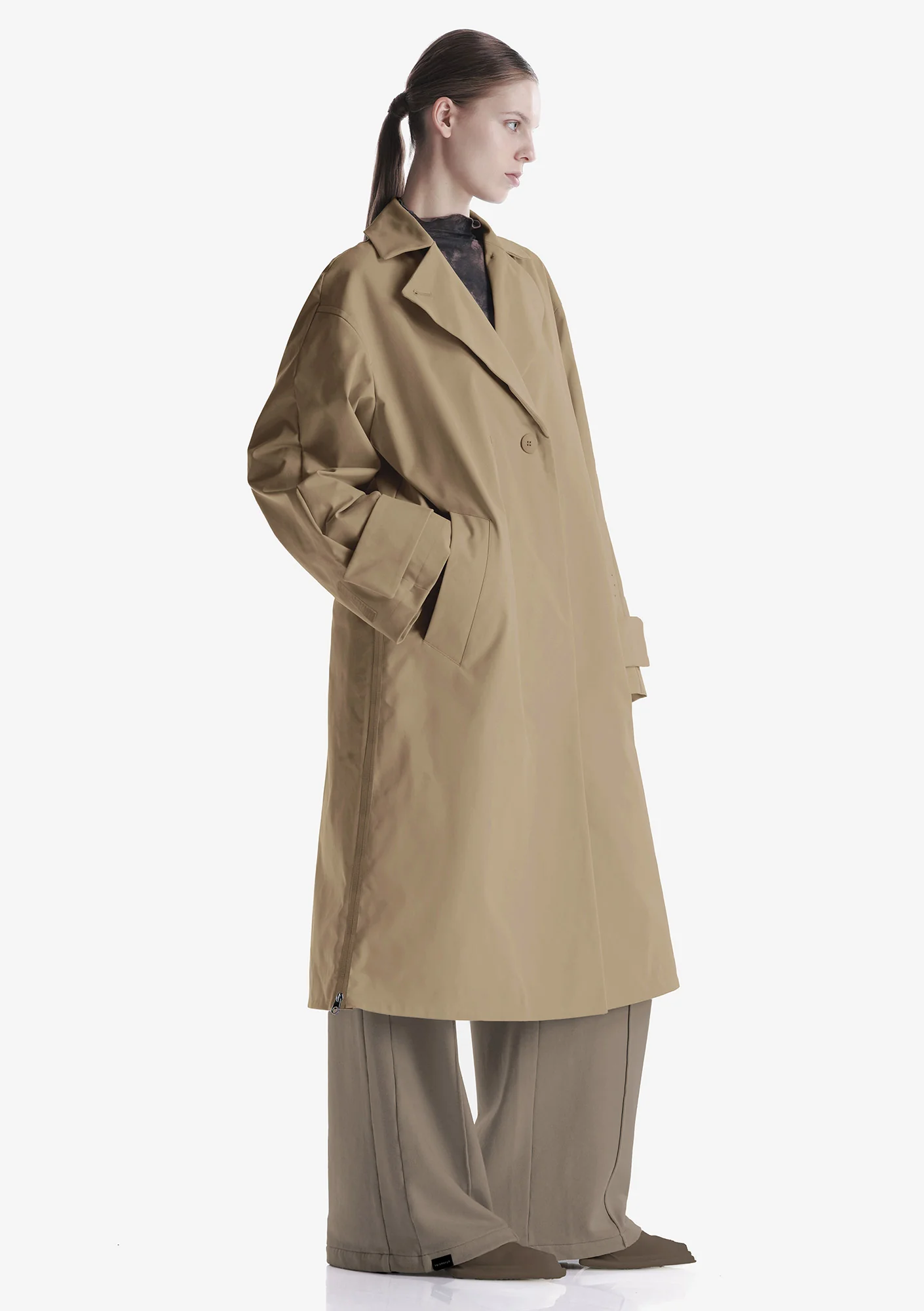 MASARU Trench Coat Qw569 - Image 33
