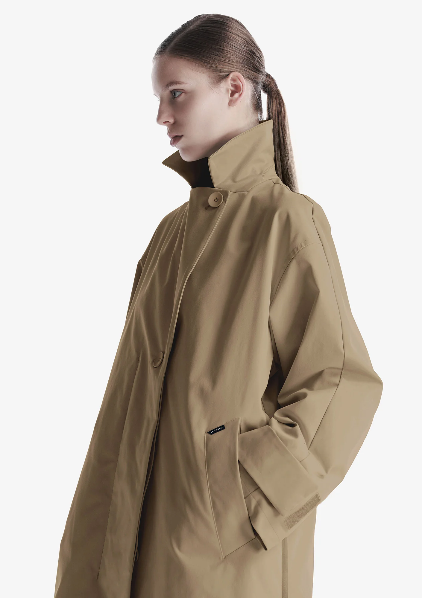 MASARU Trench Coat Qw569 - Image 37