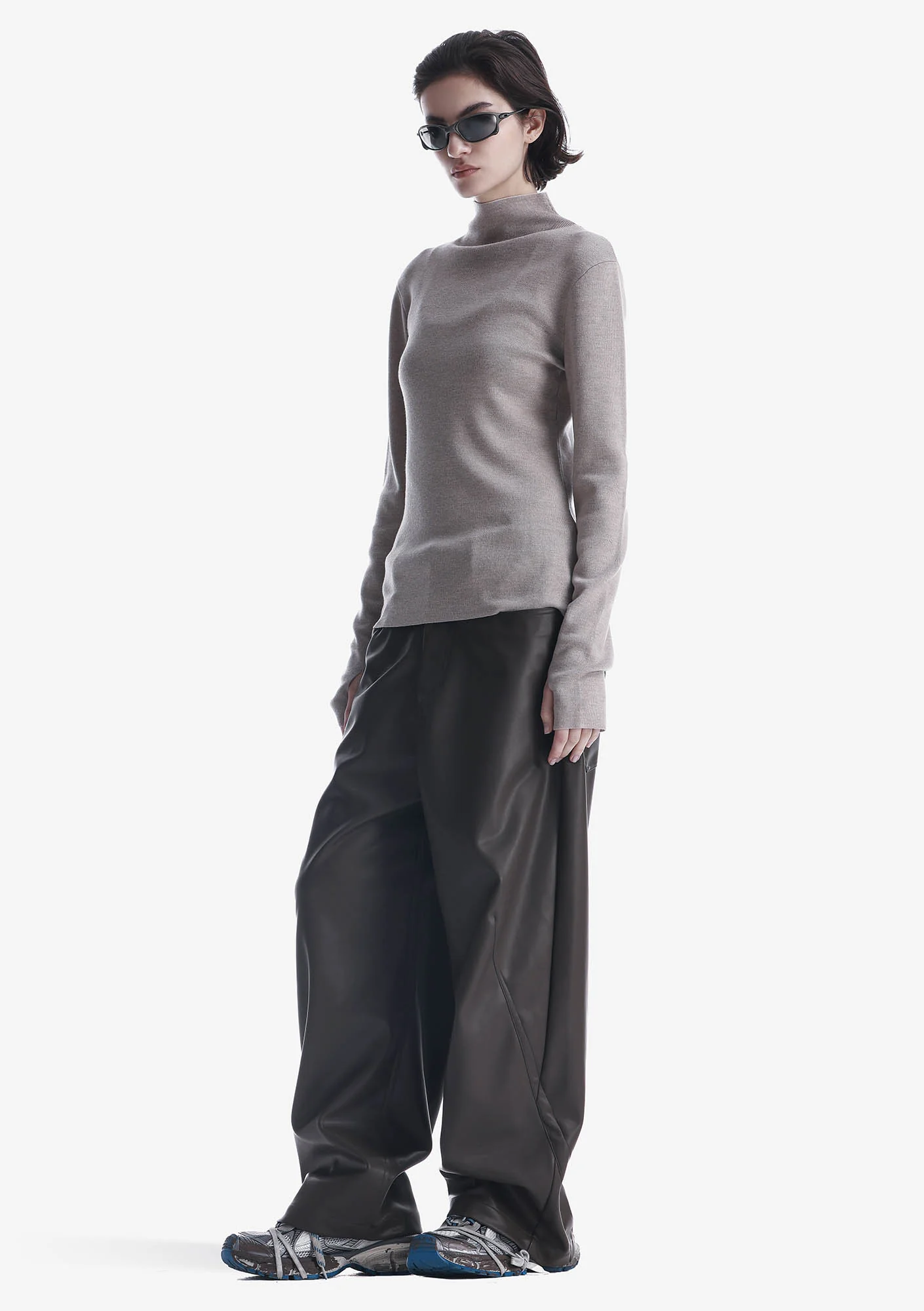 HASSIUM Turtleneck Knit Sweatshirt Sw42 - Image 14
