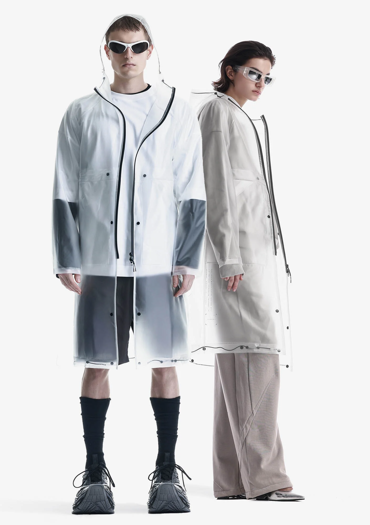 TETHYS Welded Transformable Raincoat Qu575 - Image 44