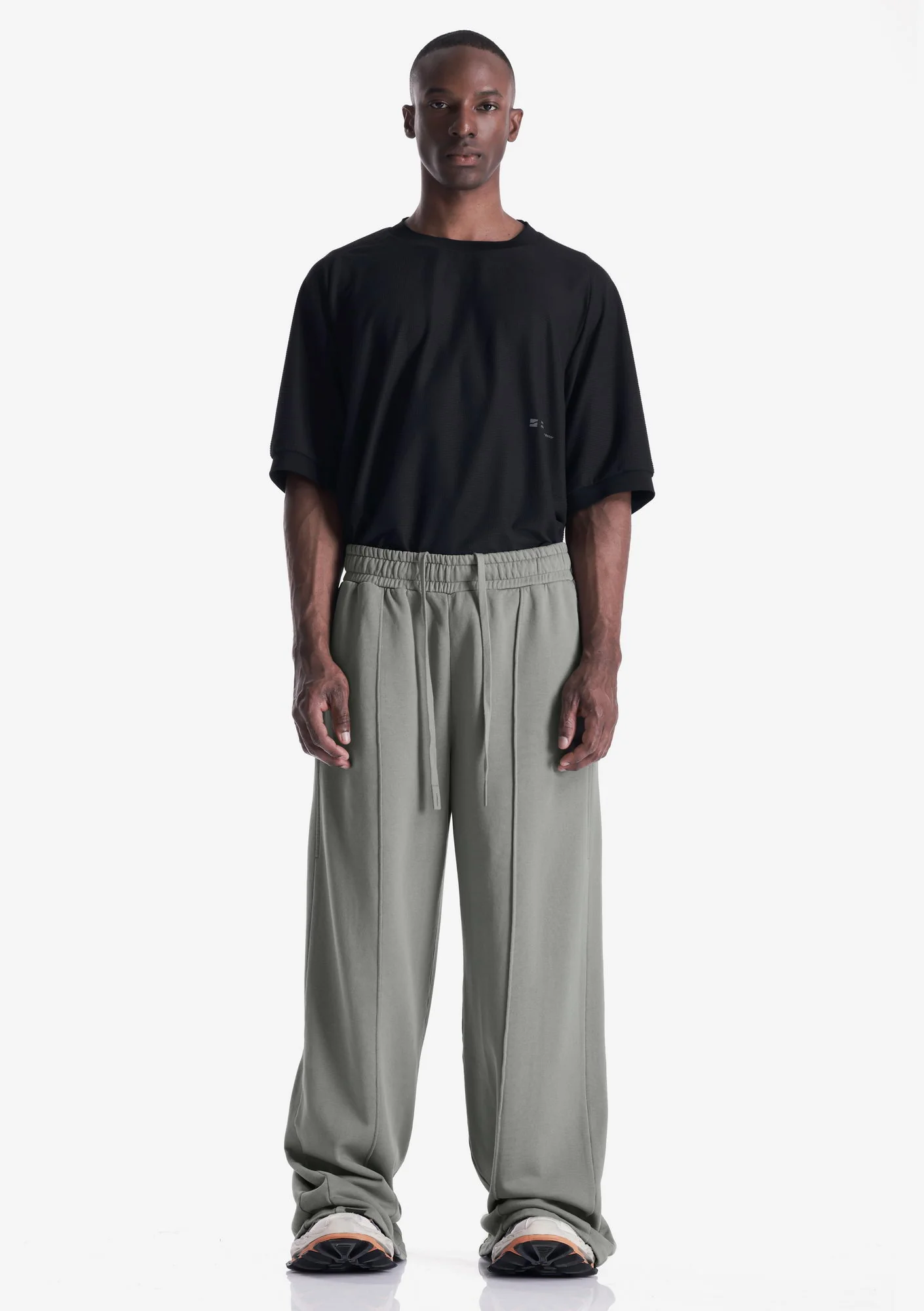 FRISSON Wide Jersey Pants Ru227 - Image 17