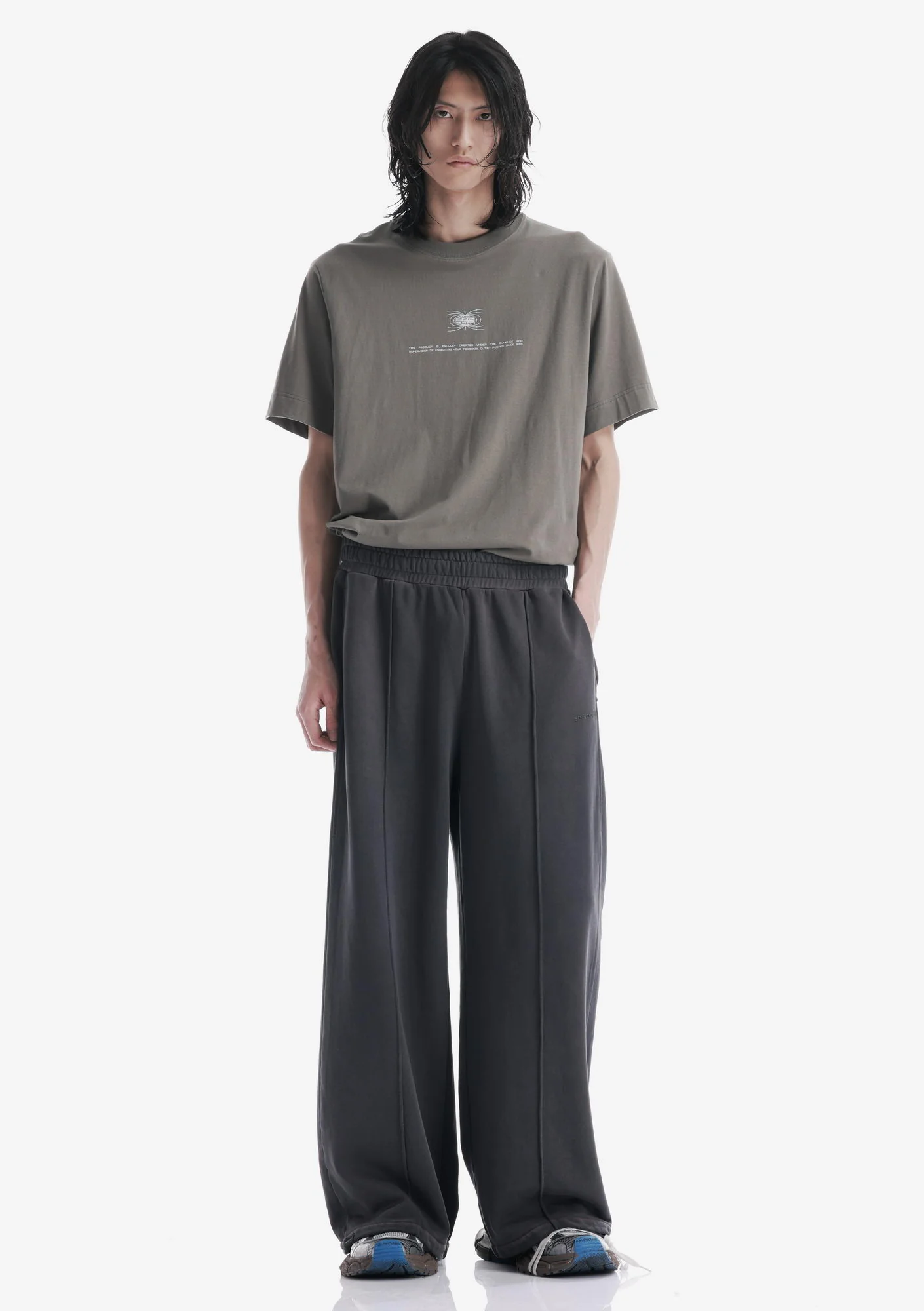 FRISSON Wide Jersey Pants Ru227 - Image 2