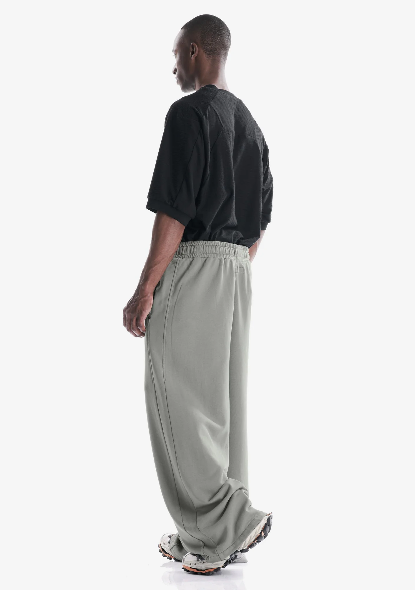 FRISSON Wide Jersey Pants Ru227 - Image 20