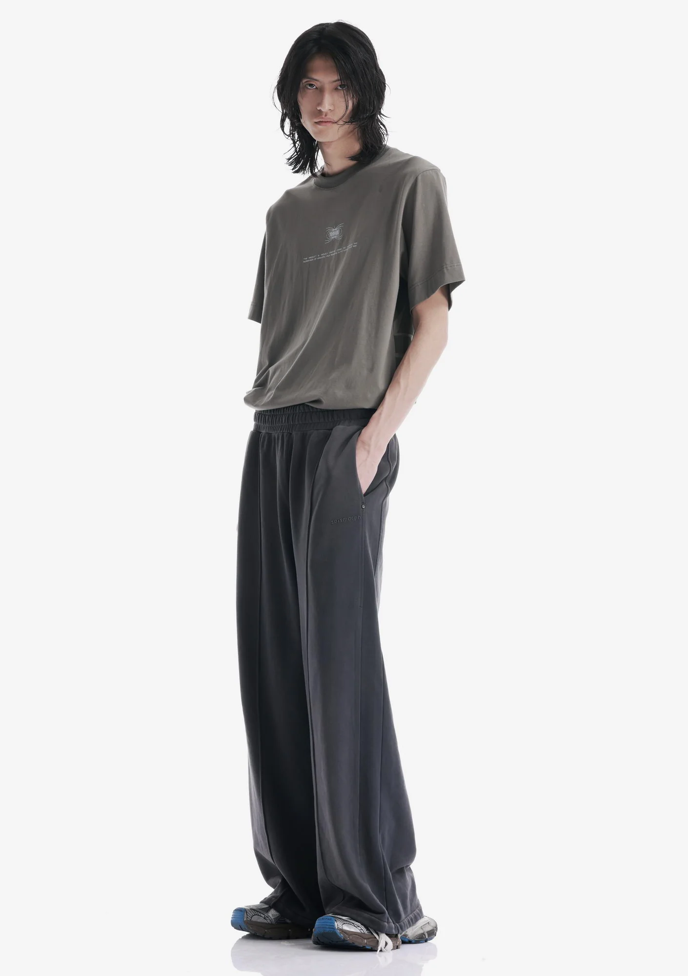 FRISSON Wide Jersey Pants Ru227 - Image 3