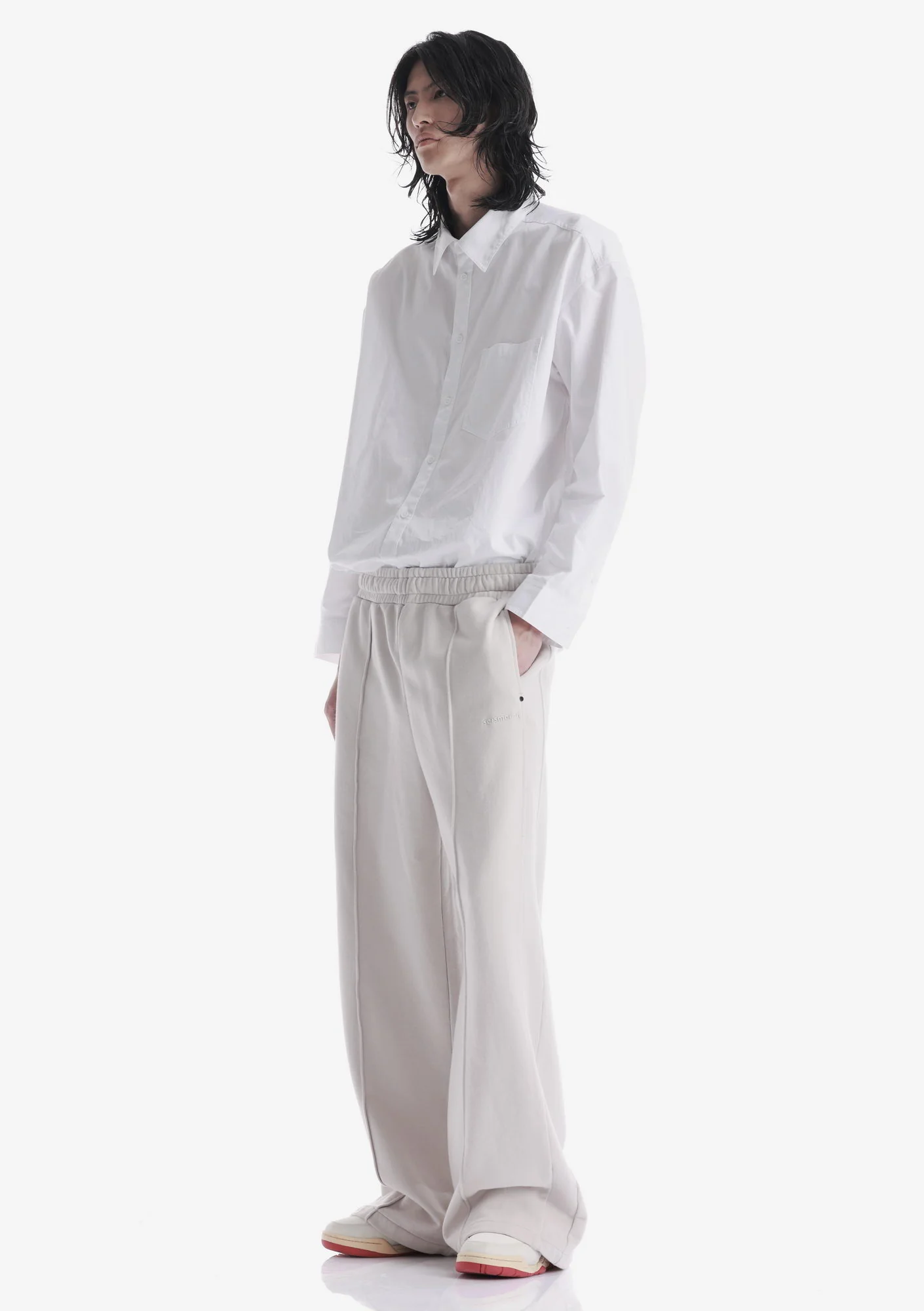 FRISSON Wide Jersey Pants Ru227 - Image 32