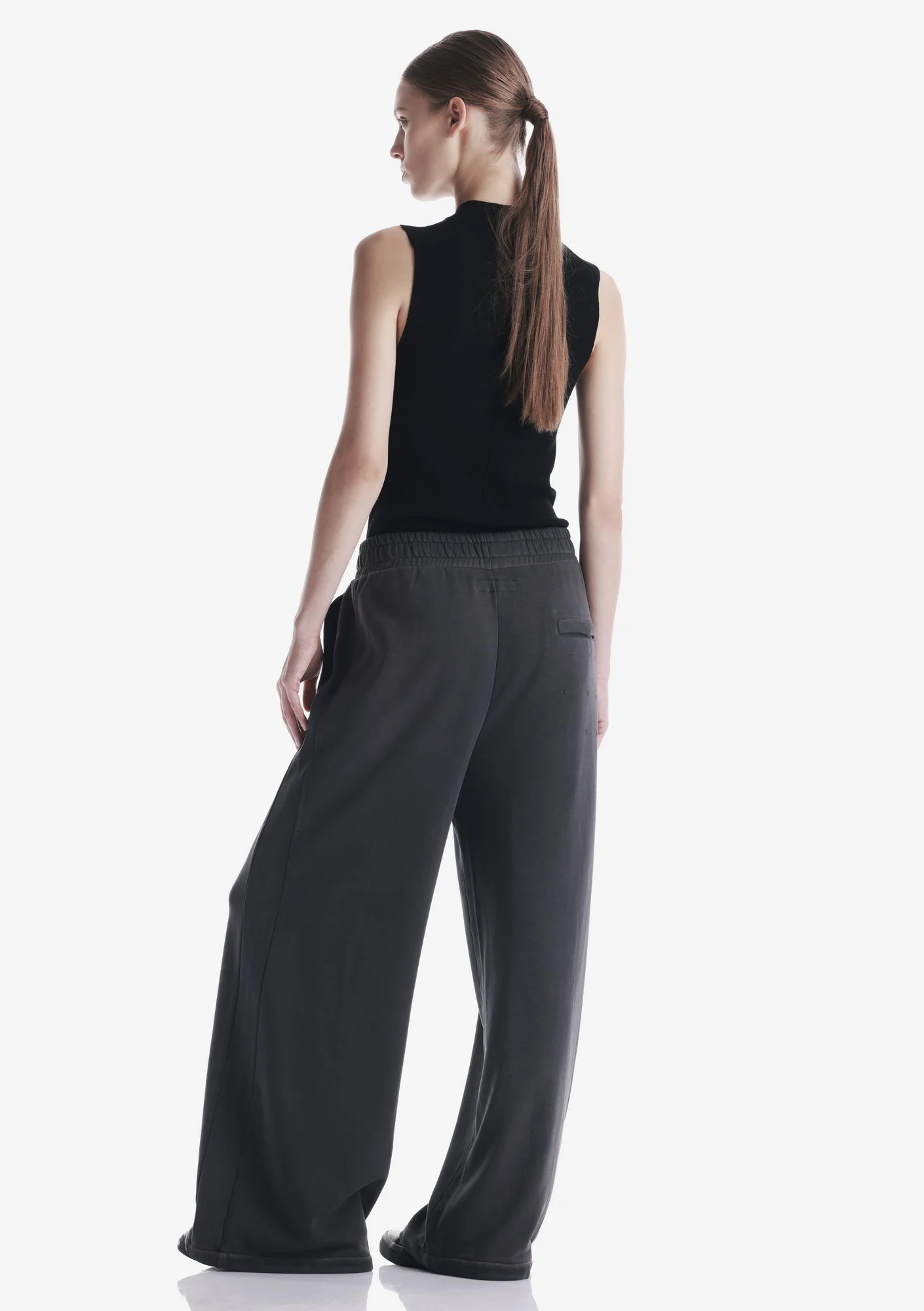 FRISSON Wide Jersey Pants Ru227 - Image 9