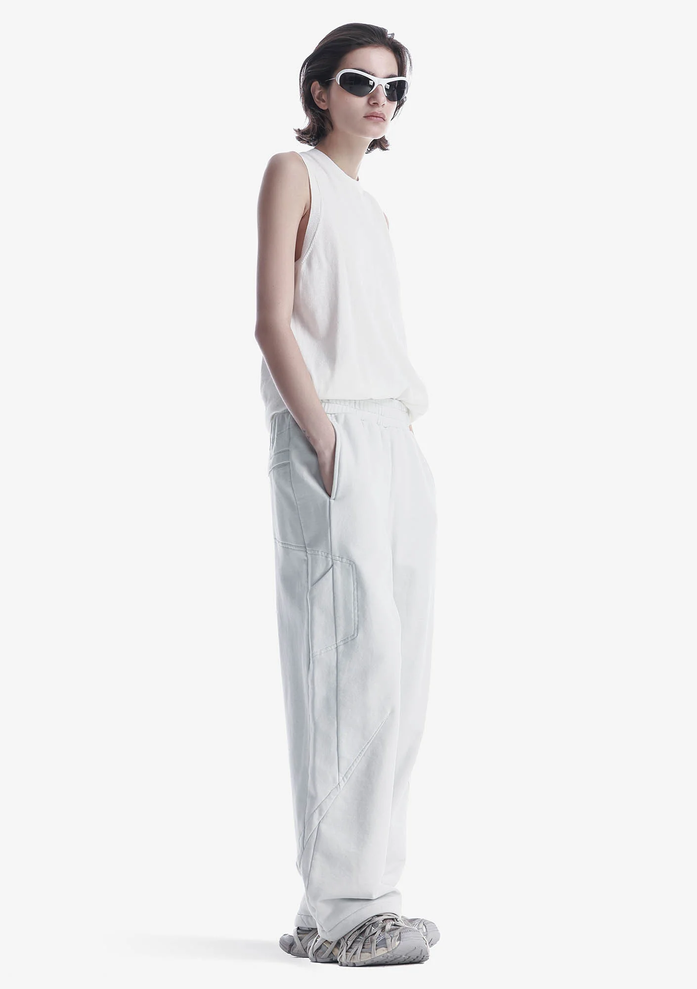FRISSON Wide Jersey Pants Rw220 - Image 18