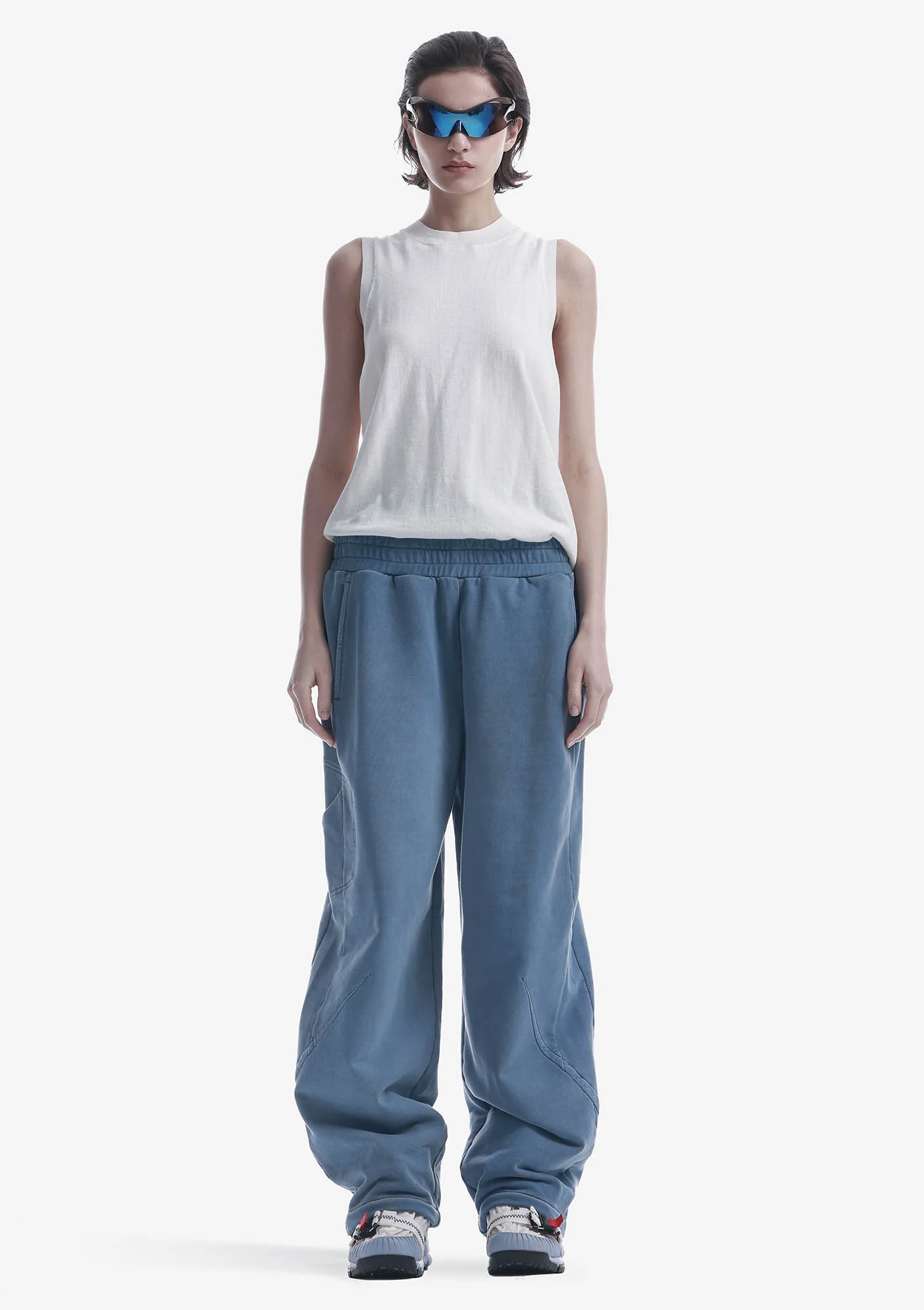 FRISSON Wide Jersey Pants Rw220 - Image 29