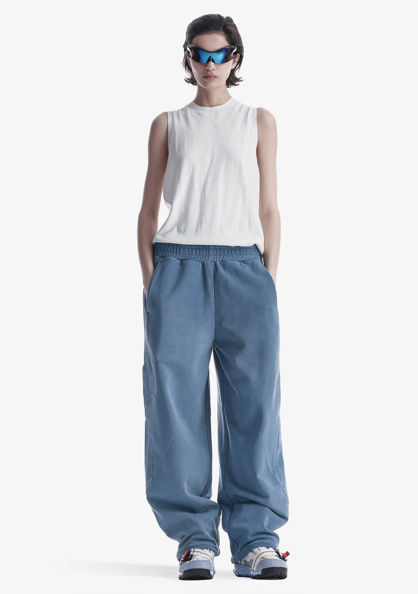 FRISSON Wide Jersey Pants Rw220 - Image 30